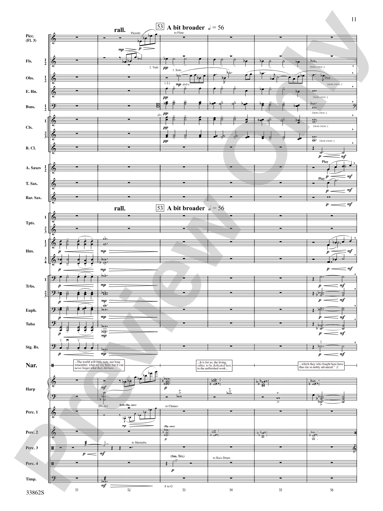 A New Birth of Freedom: Concert Band Conductor Score & Parts
