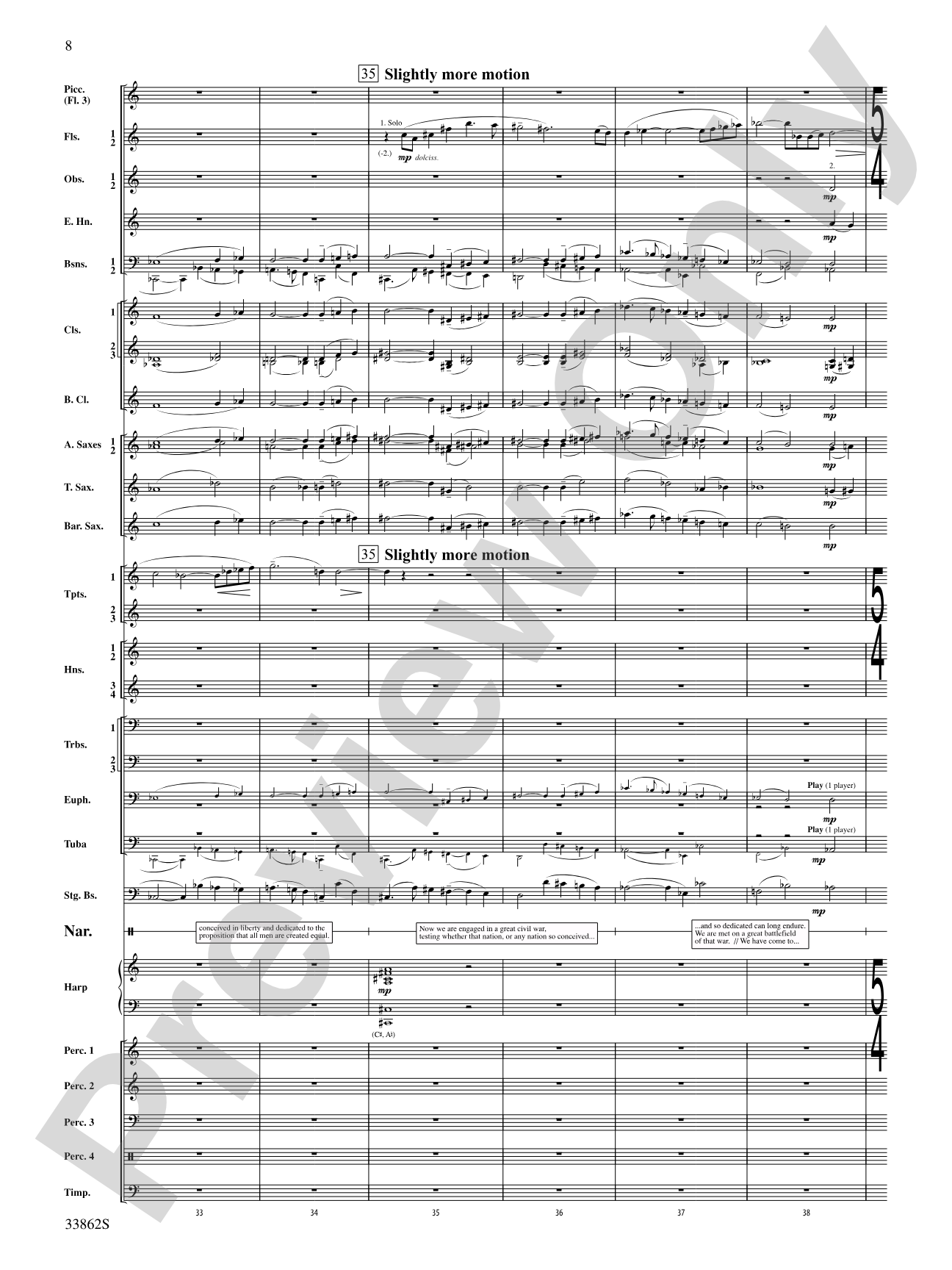 A New Birth of Freedom: Concert Band Conductor Score & Parts
