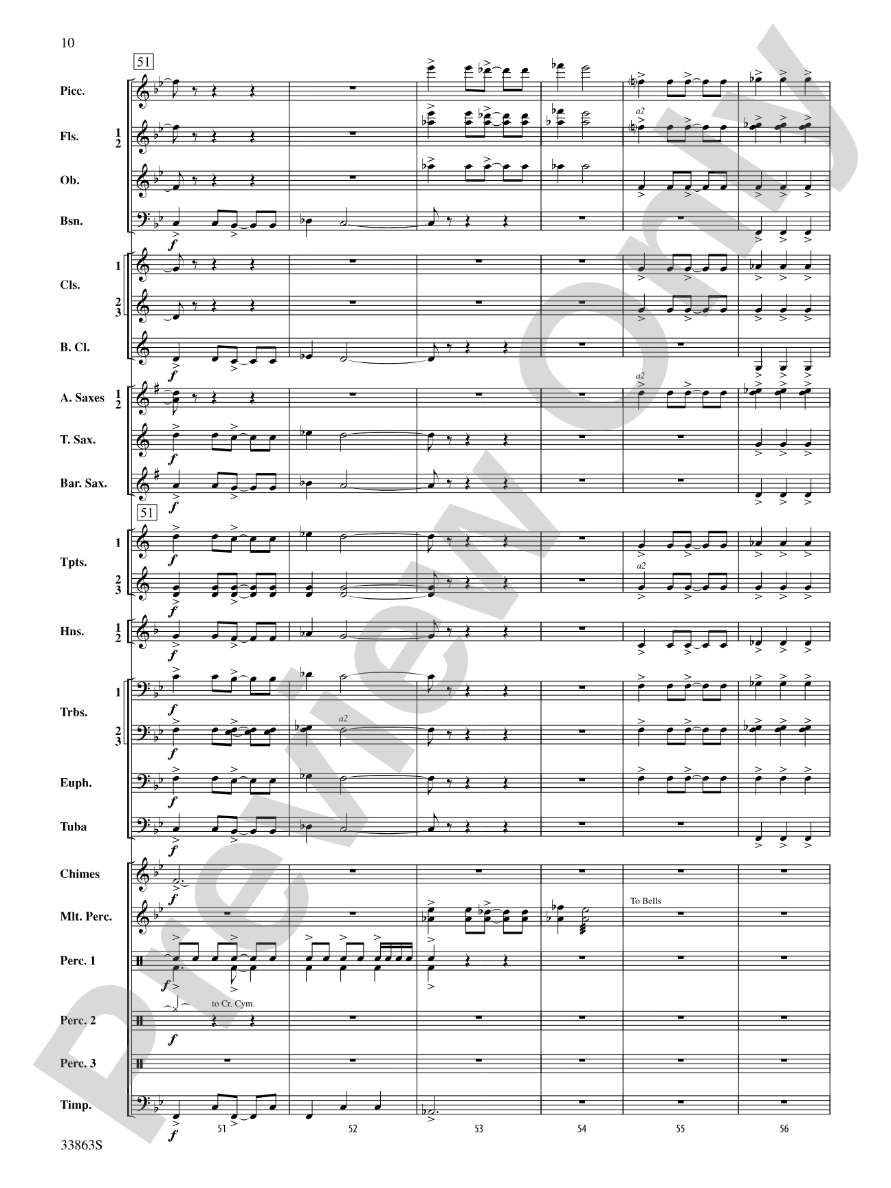 Phenom: Concert Band Conductor Score & Parts