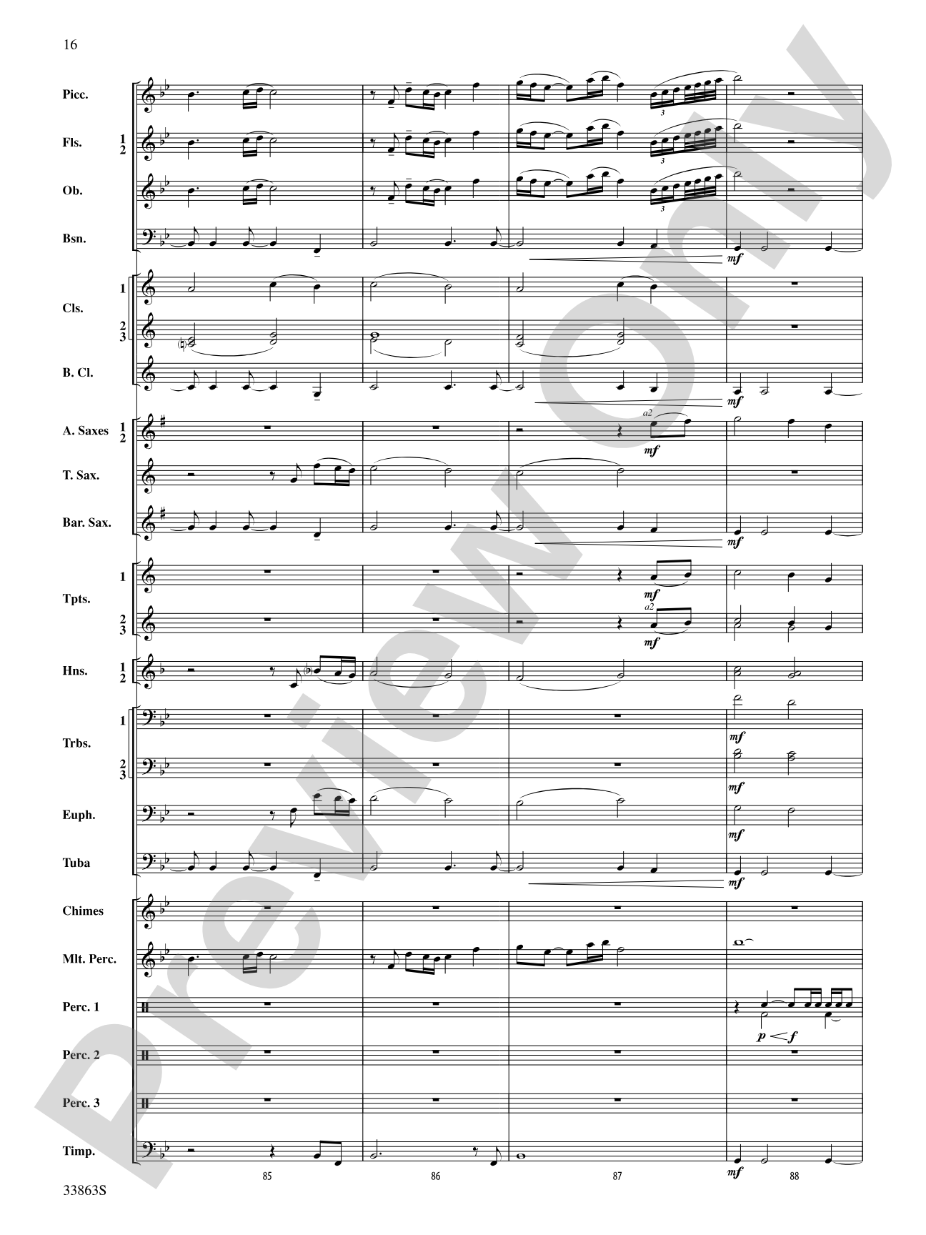 Phenom: Concert Band Conductor Score & Parts