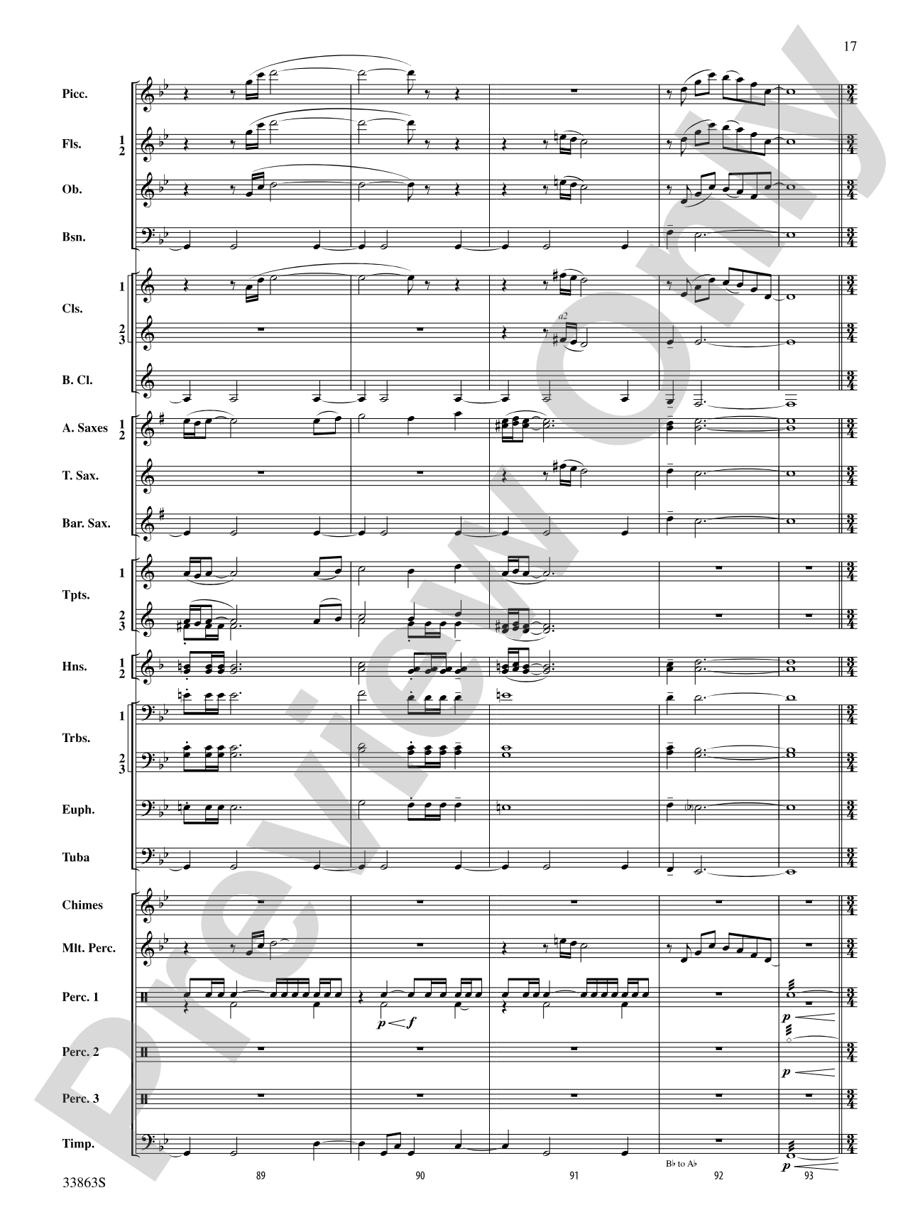 Phenom: Concert Band Conductor Score & Parts