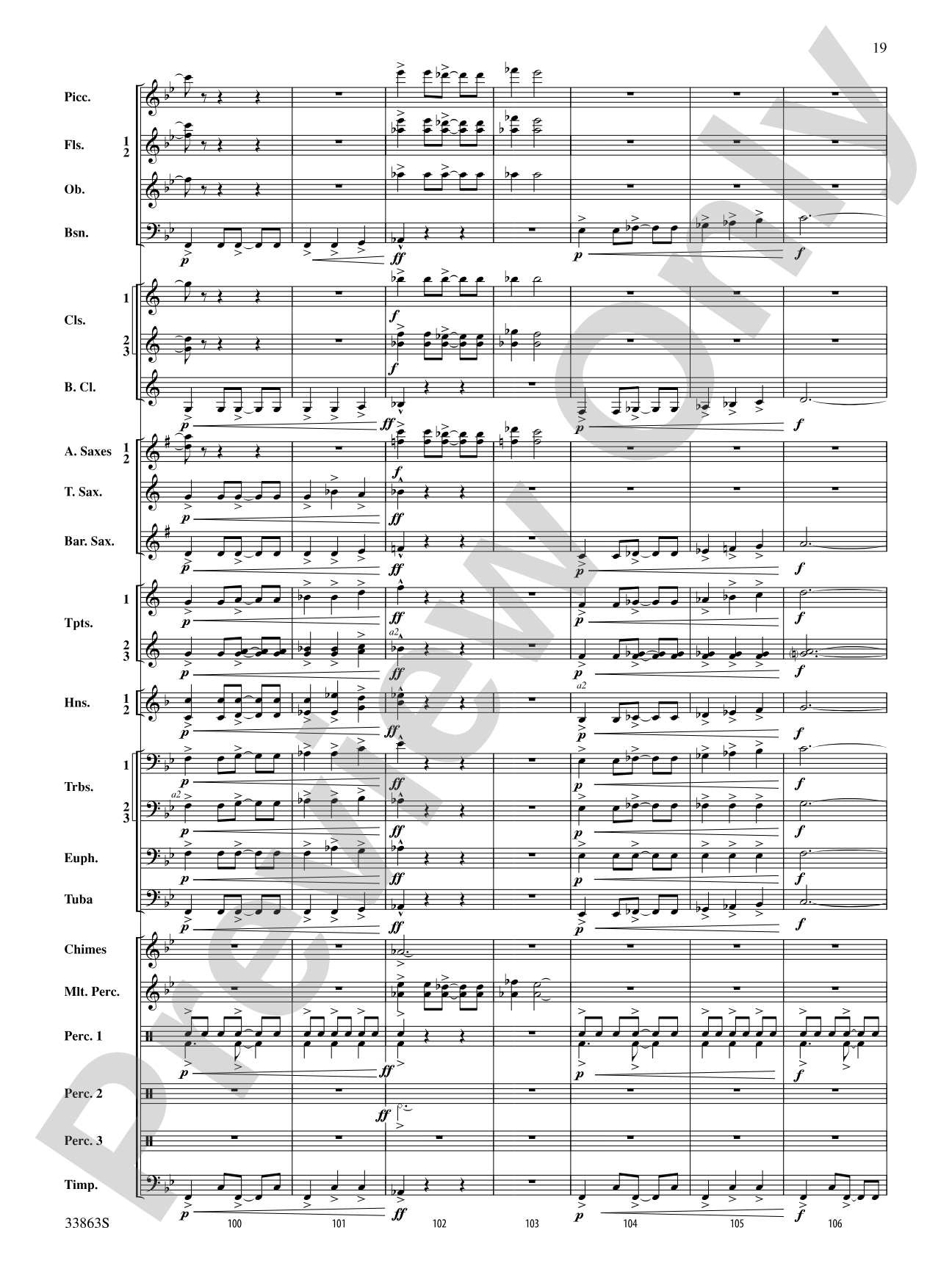 Phenom: Concert Band Conductor Score & Parts