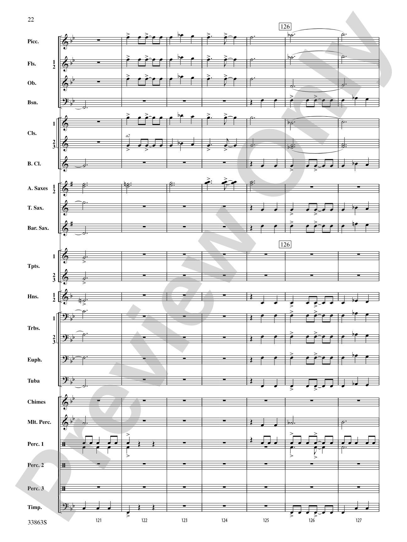 Phenom: Concert Band Conductor Score & Parts