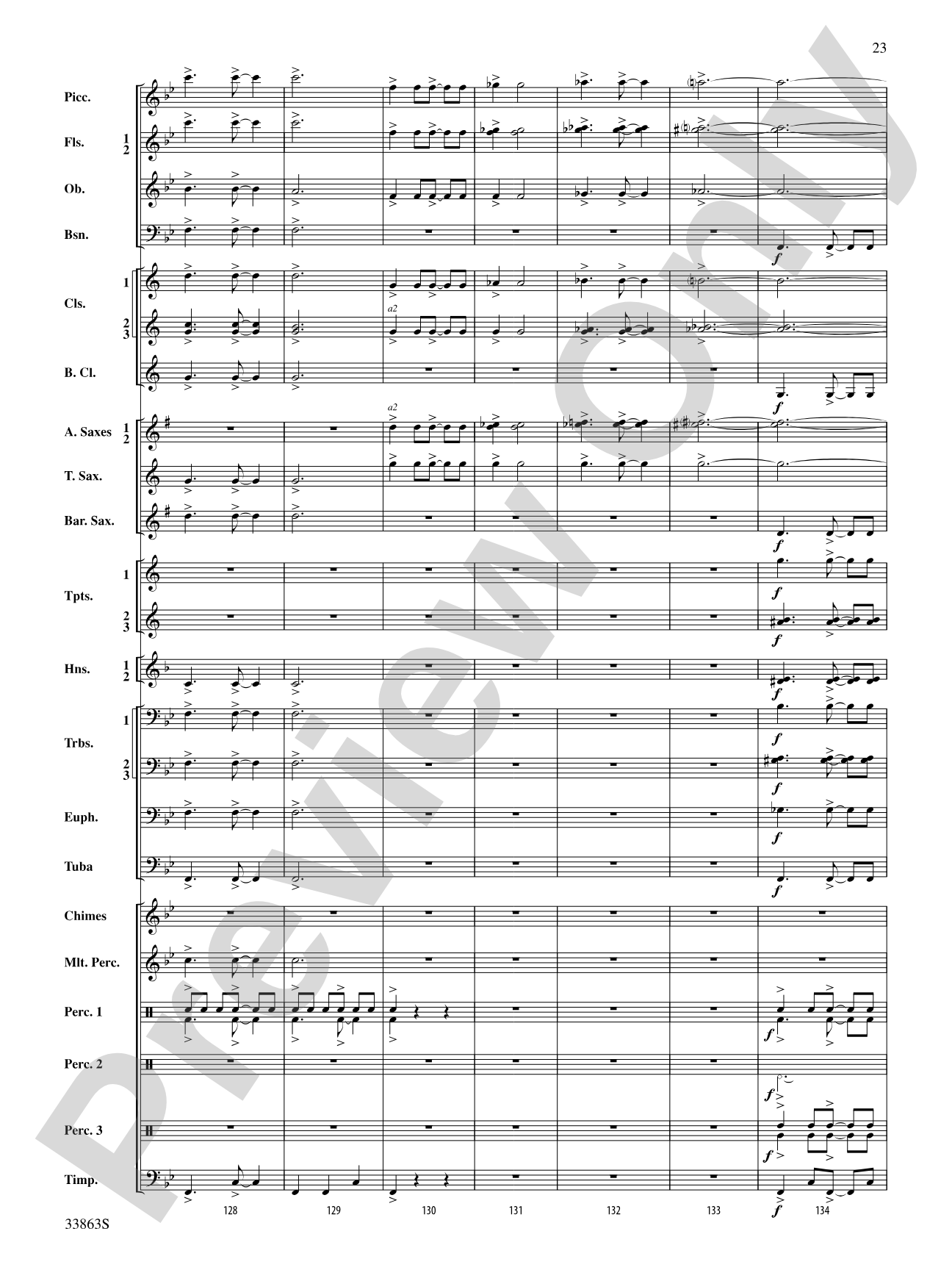 Phenom: Concert Band Conductor Score & Parts