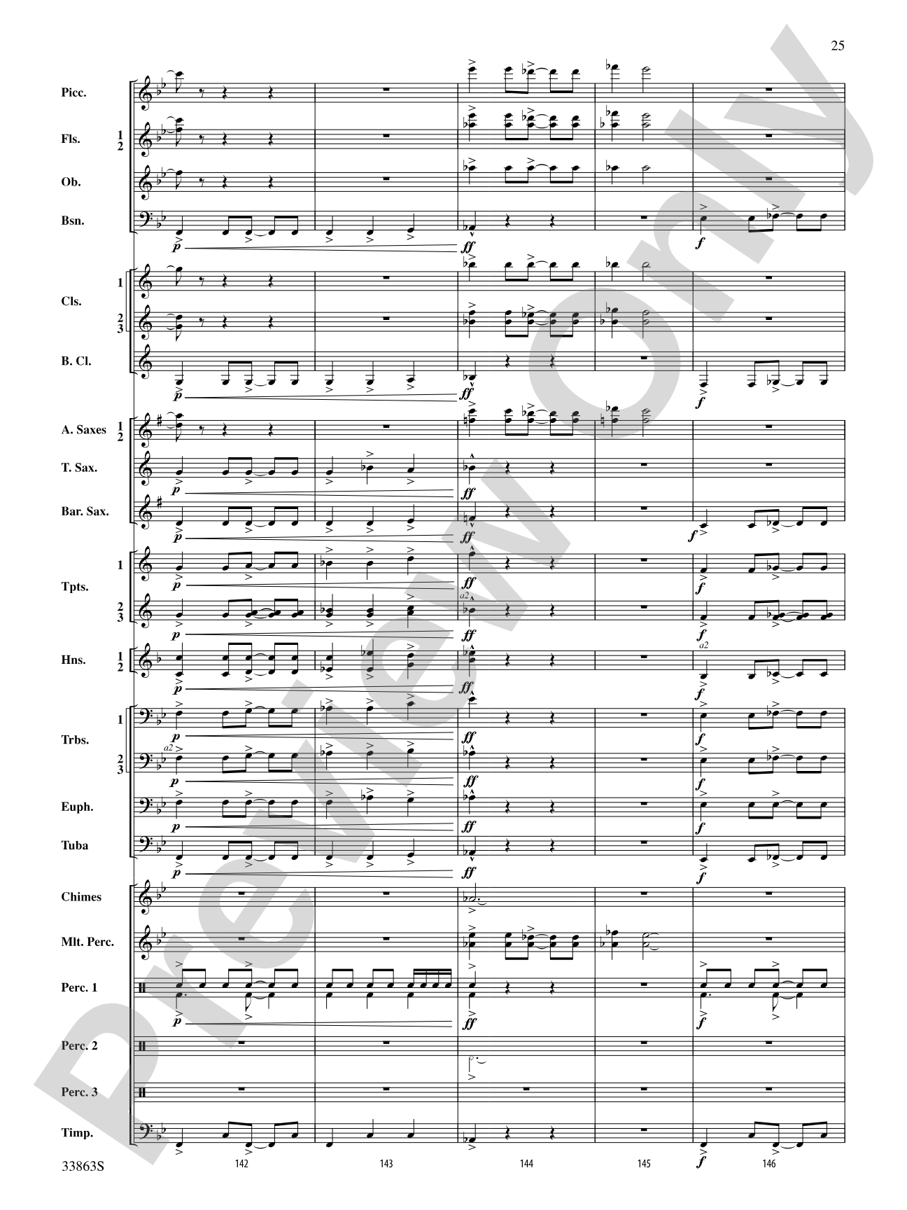 Phenom: Concert Band Conductor Score & Parts