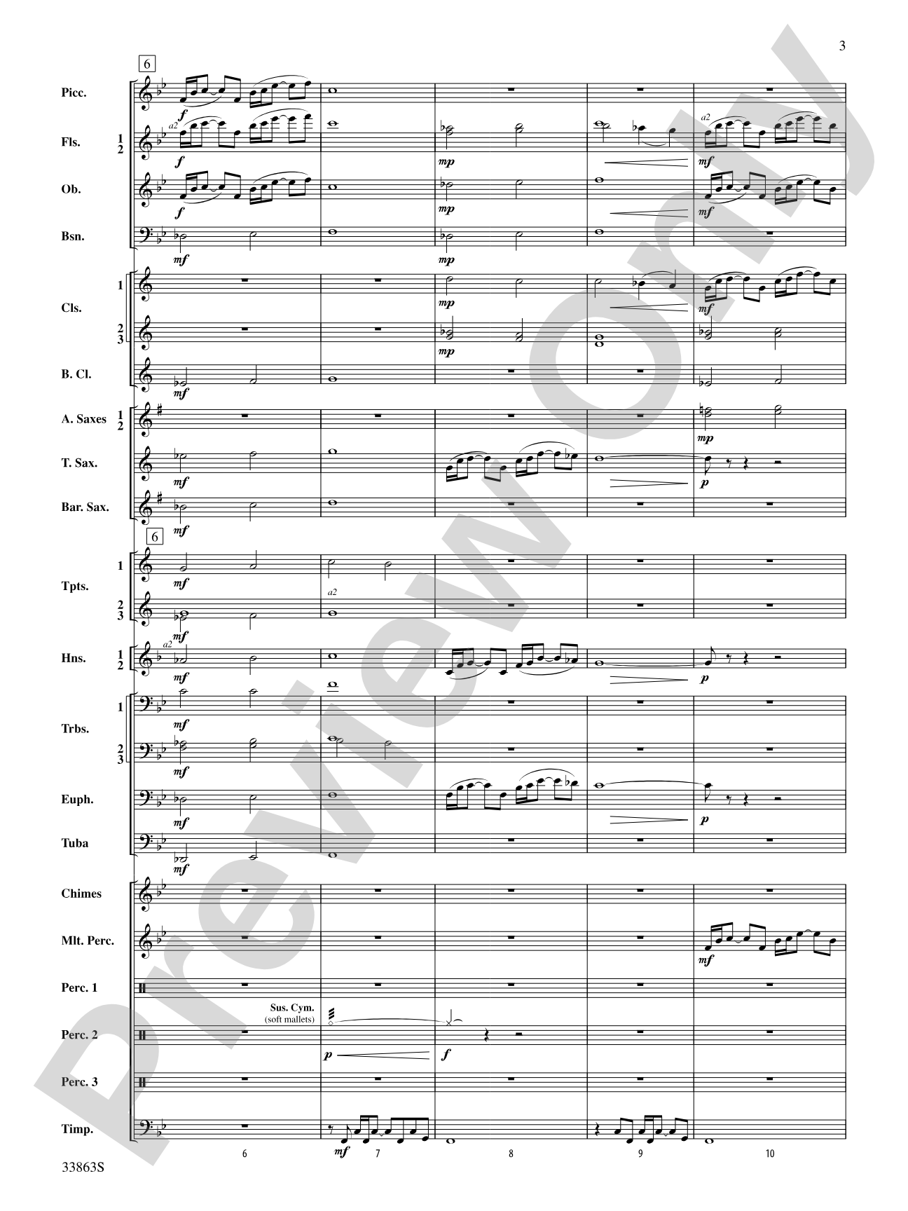 Phenom: Concert Band Conductor Score & Parts