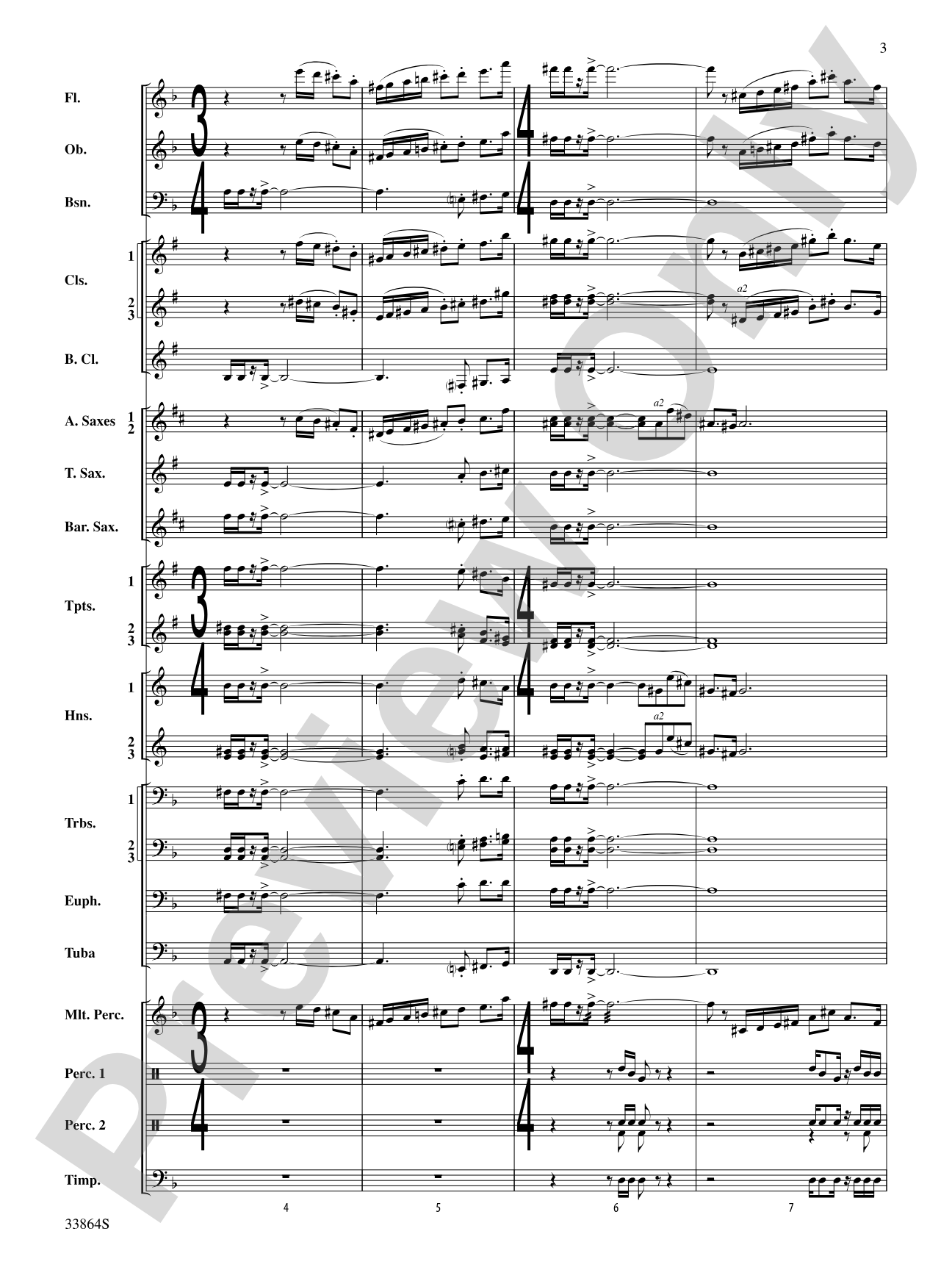 Montana Visions: Concert Band Conductor Score & Parts