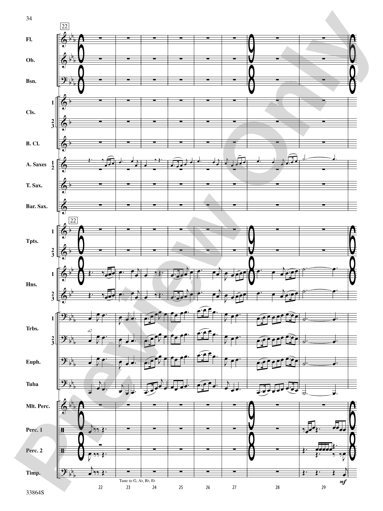 Montana Visions: Concert Band Conductor Score & Parts