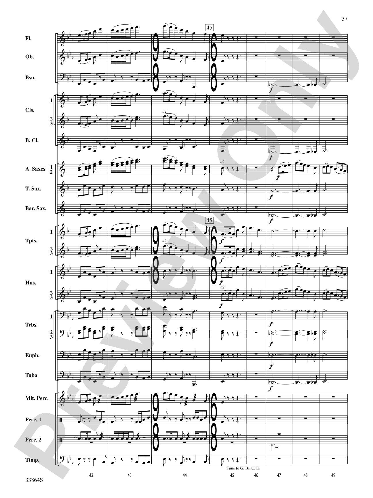 Montana Visions: Concert Band Conductor Score & Parts
