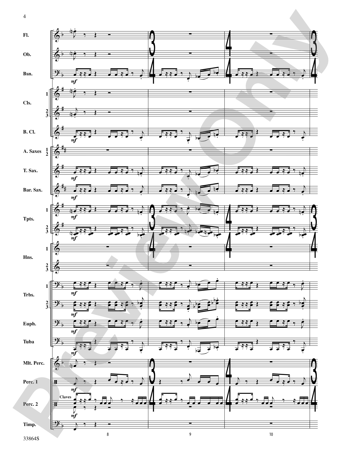 Montana Visions: Concert Band Conductor Score & Parts