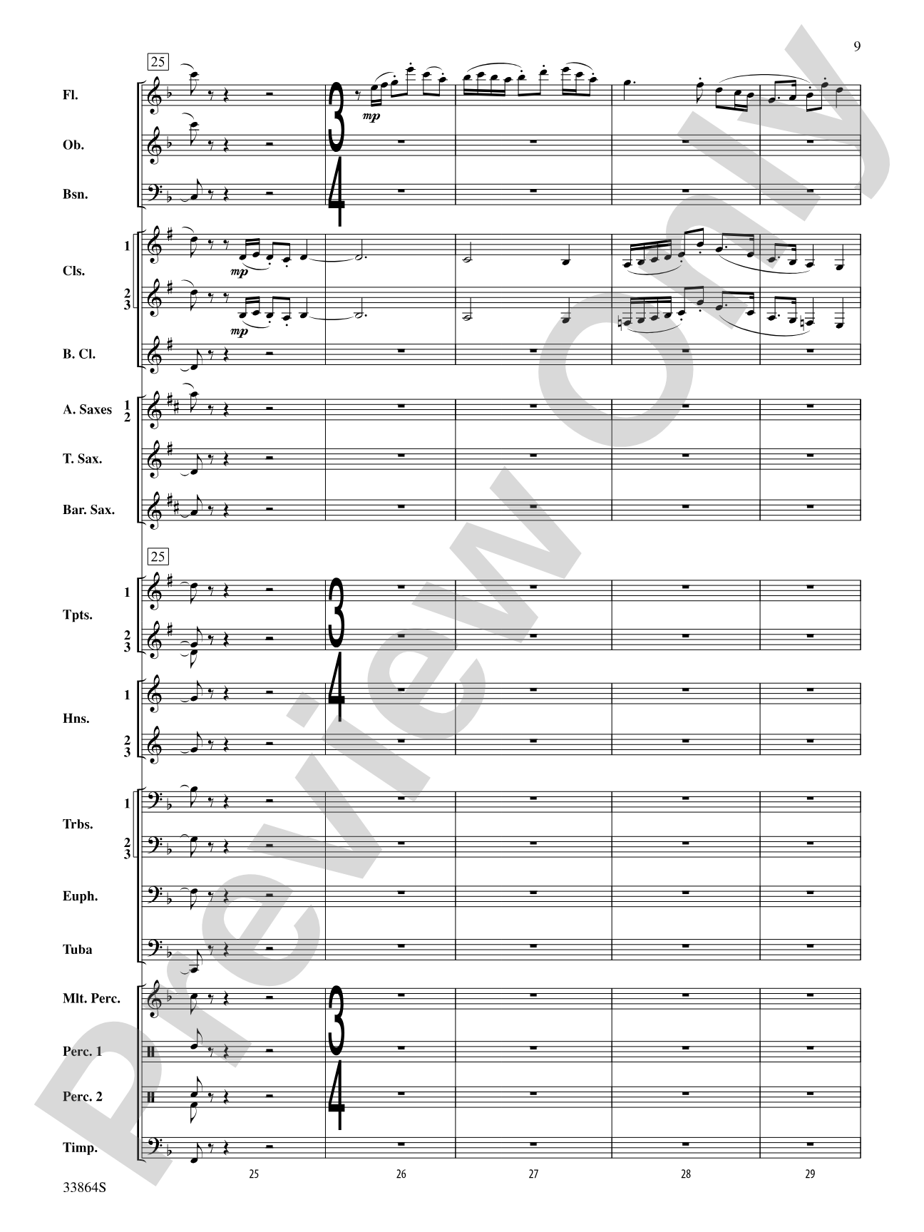 Montana Visions: Concert Band Conductor Score & Parts
