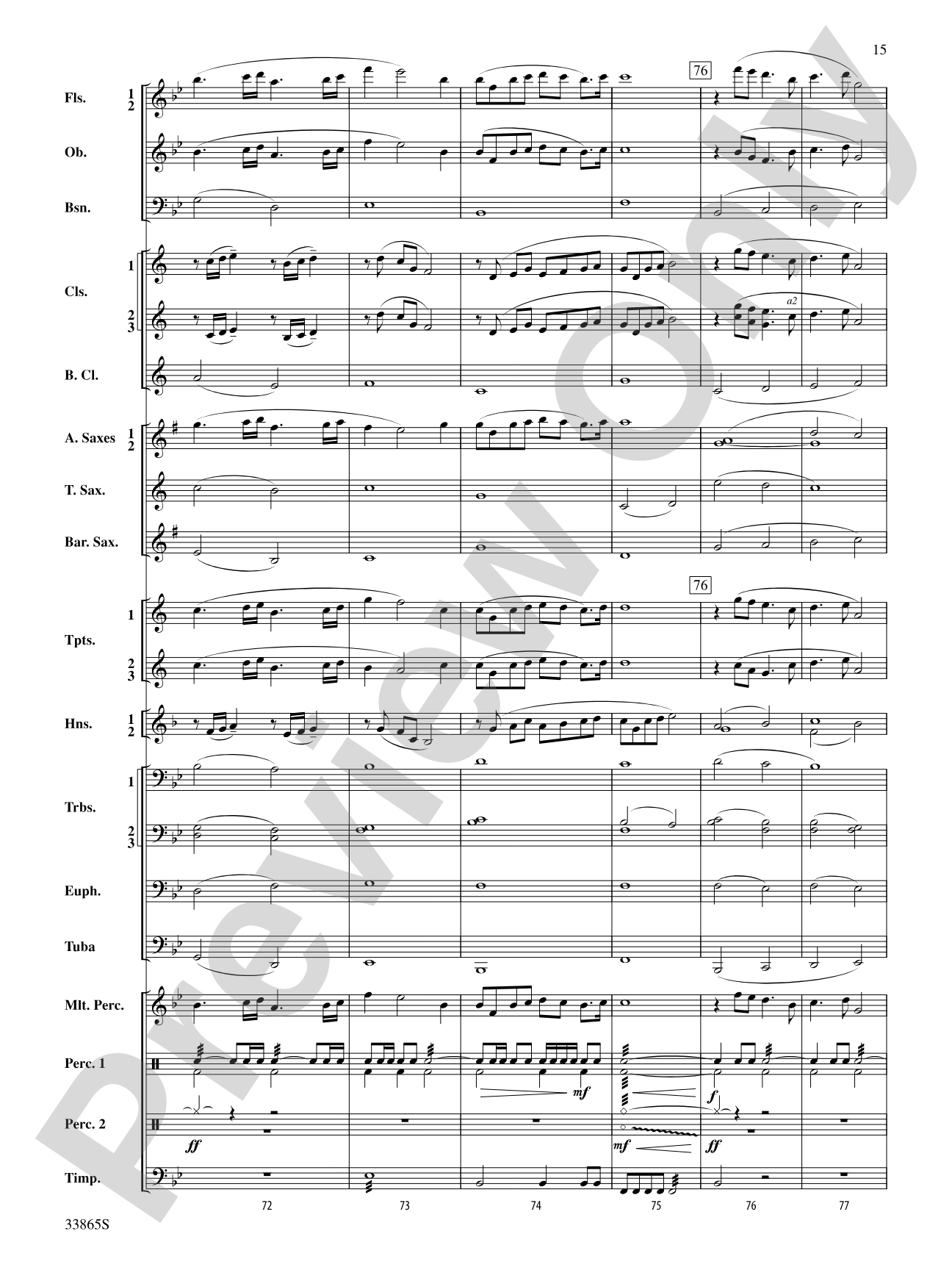 On Streets of Gold: Concert Band Conductor Score & Parts