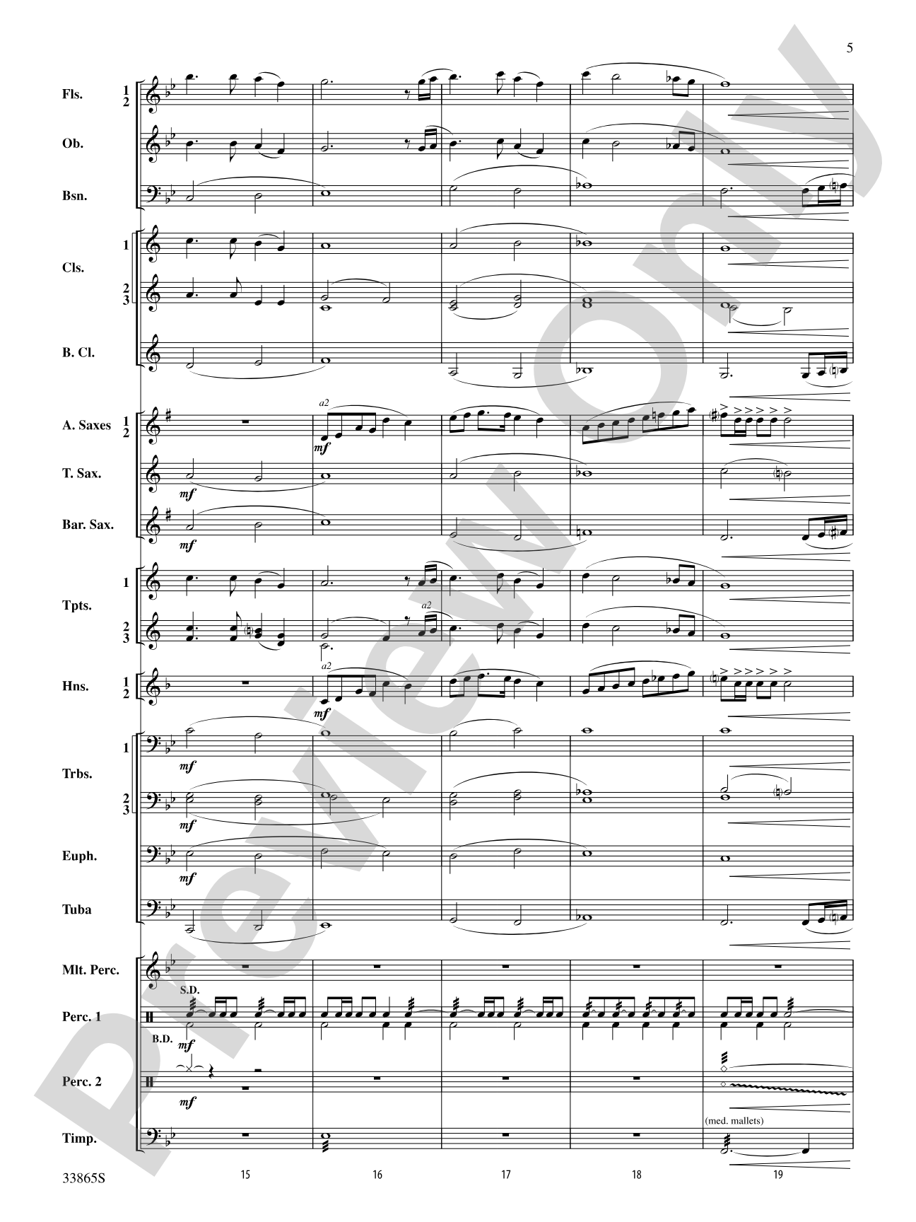 On Streets of Gold: Concert Band Conductor Score & Parts
