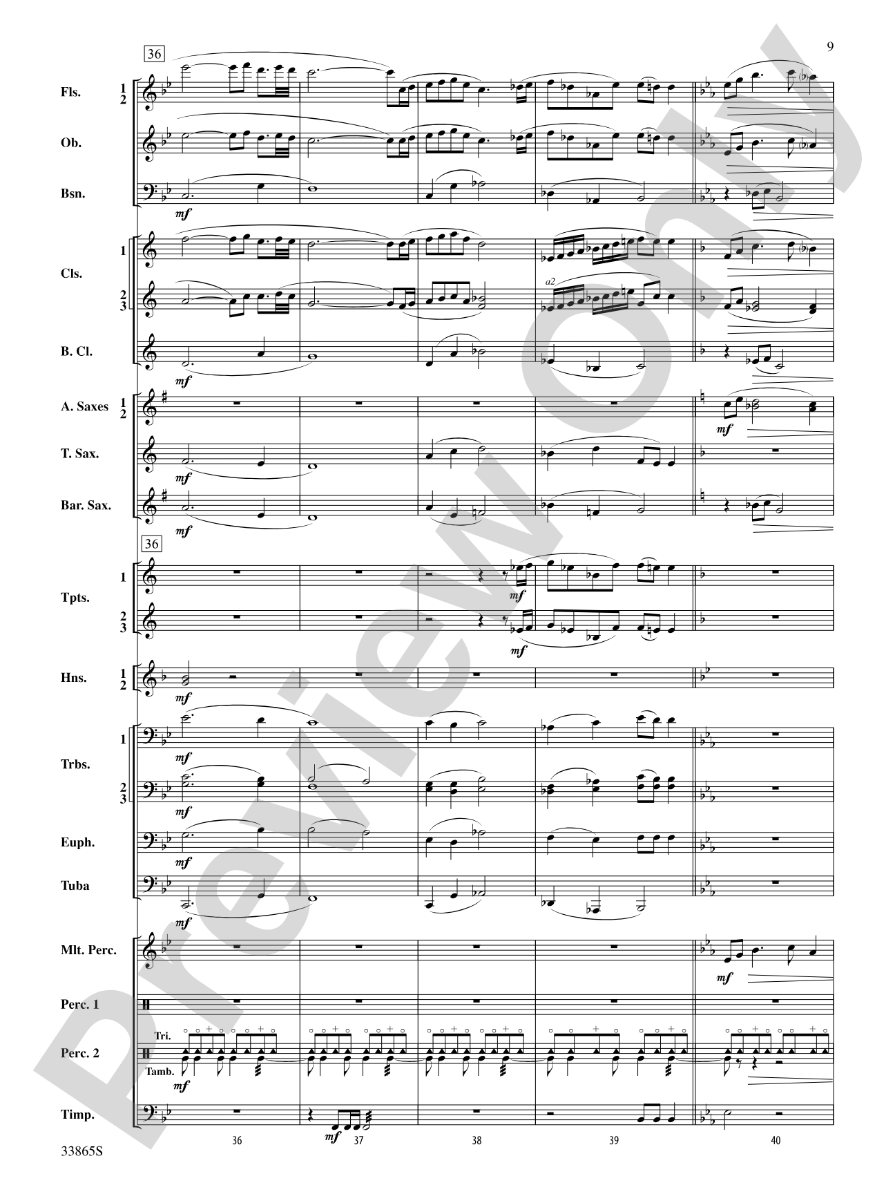 On Streets of Gold: Concert Band Conductor Score & Parts