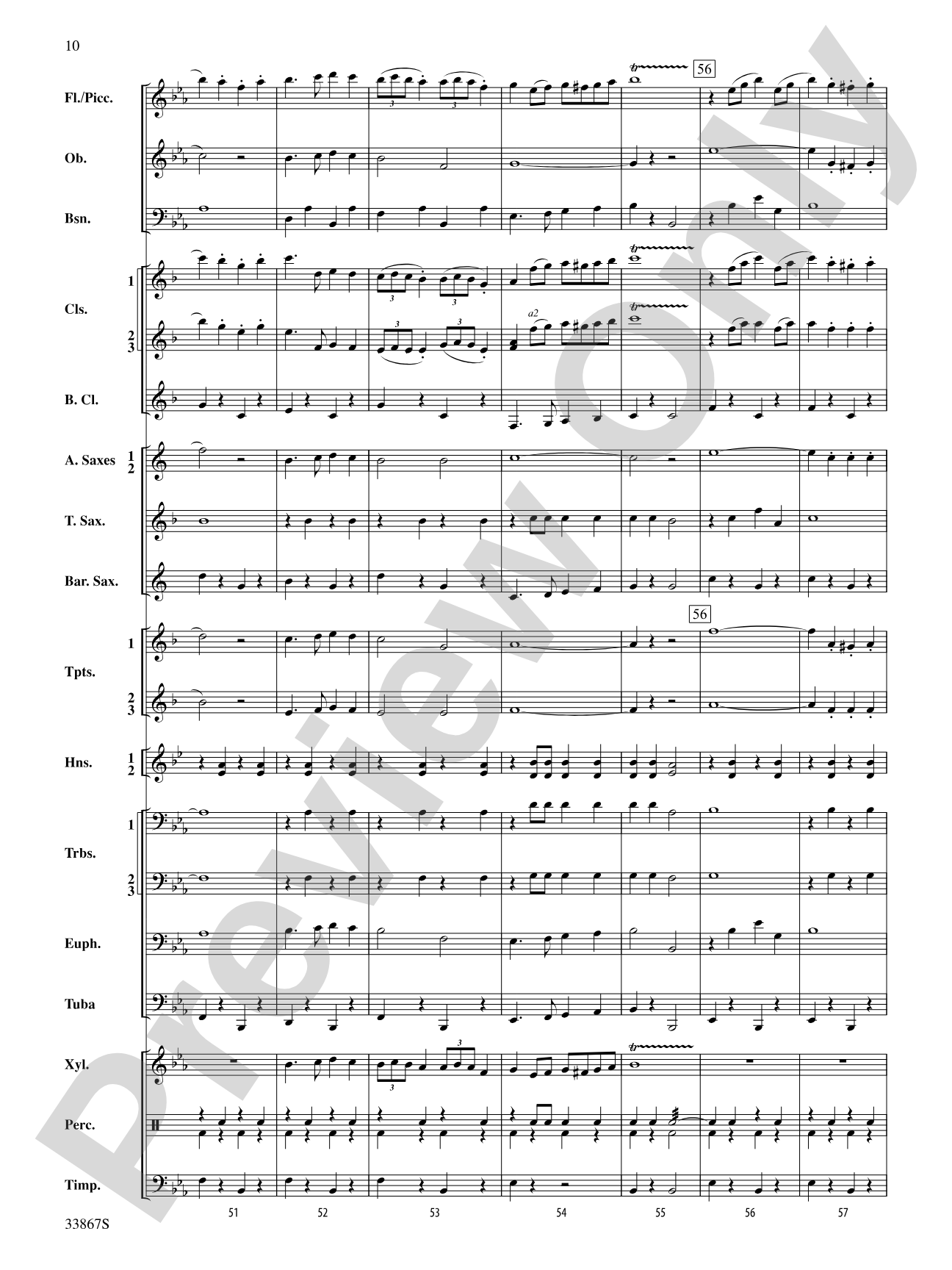The American Stride: Concert Band Conductor Score & Parts
