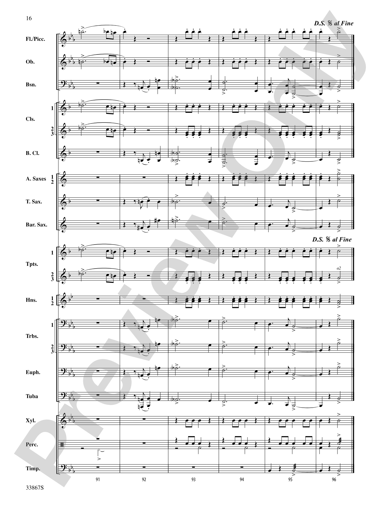 The American Stride: Concert Band Conductor Score & Parts