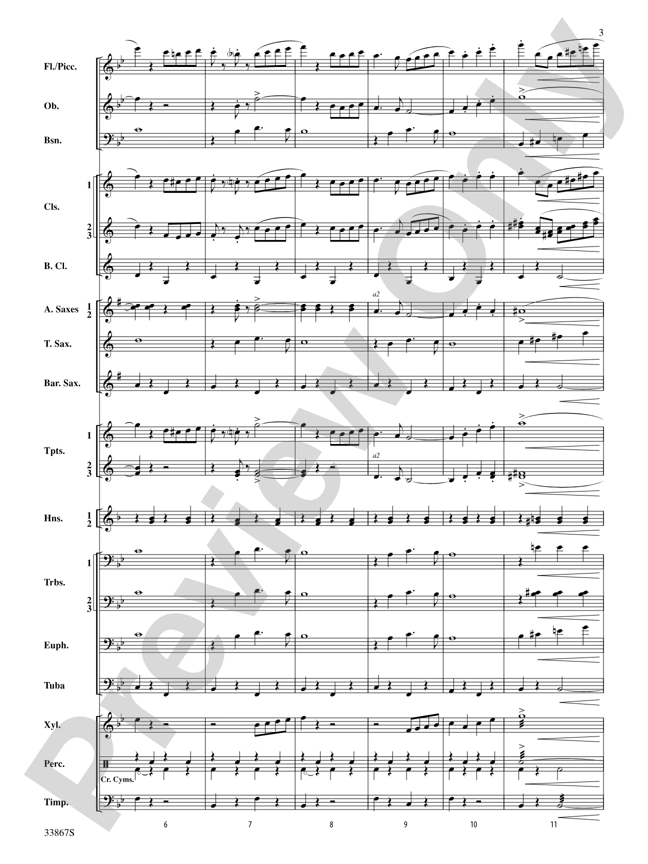 The American Stride: Concert Band Conductor Score & Parts