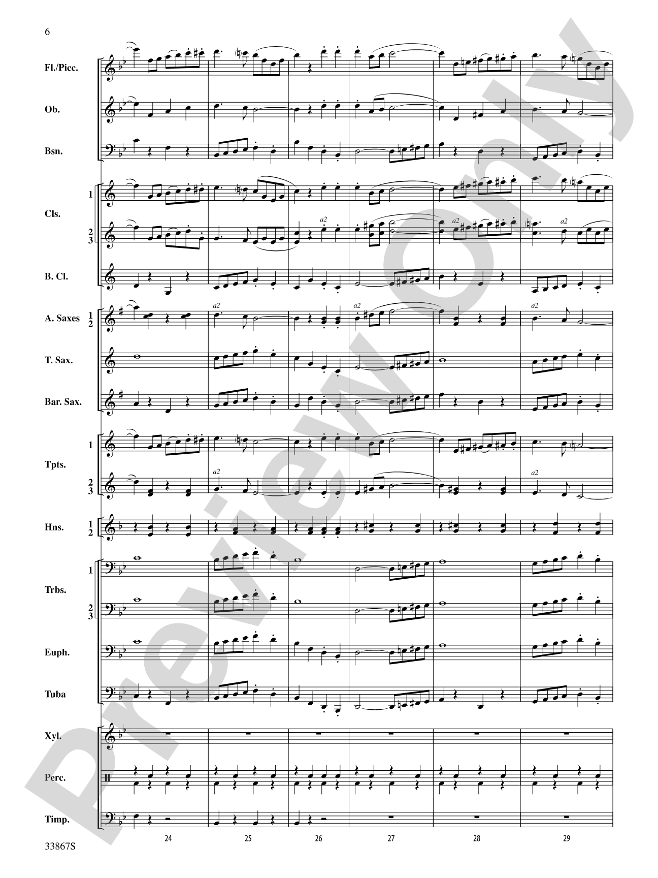 The American Stride: Concert Band Conductor Score & Parts