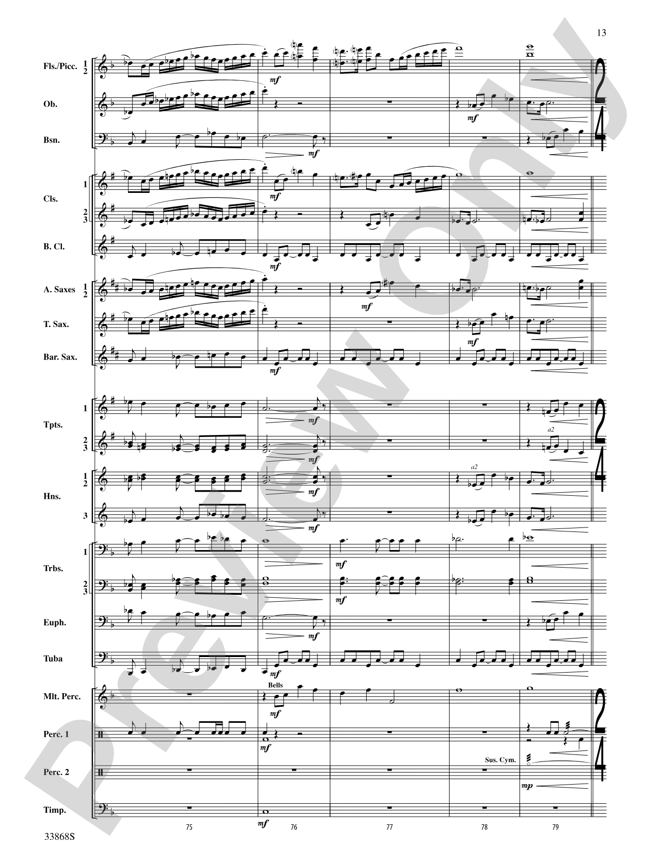 Memor Vita!: Concert Band Conductor Score & Parts