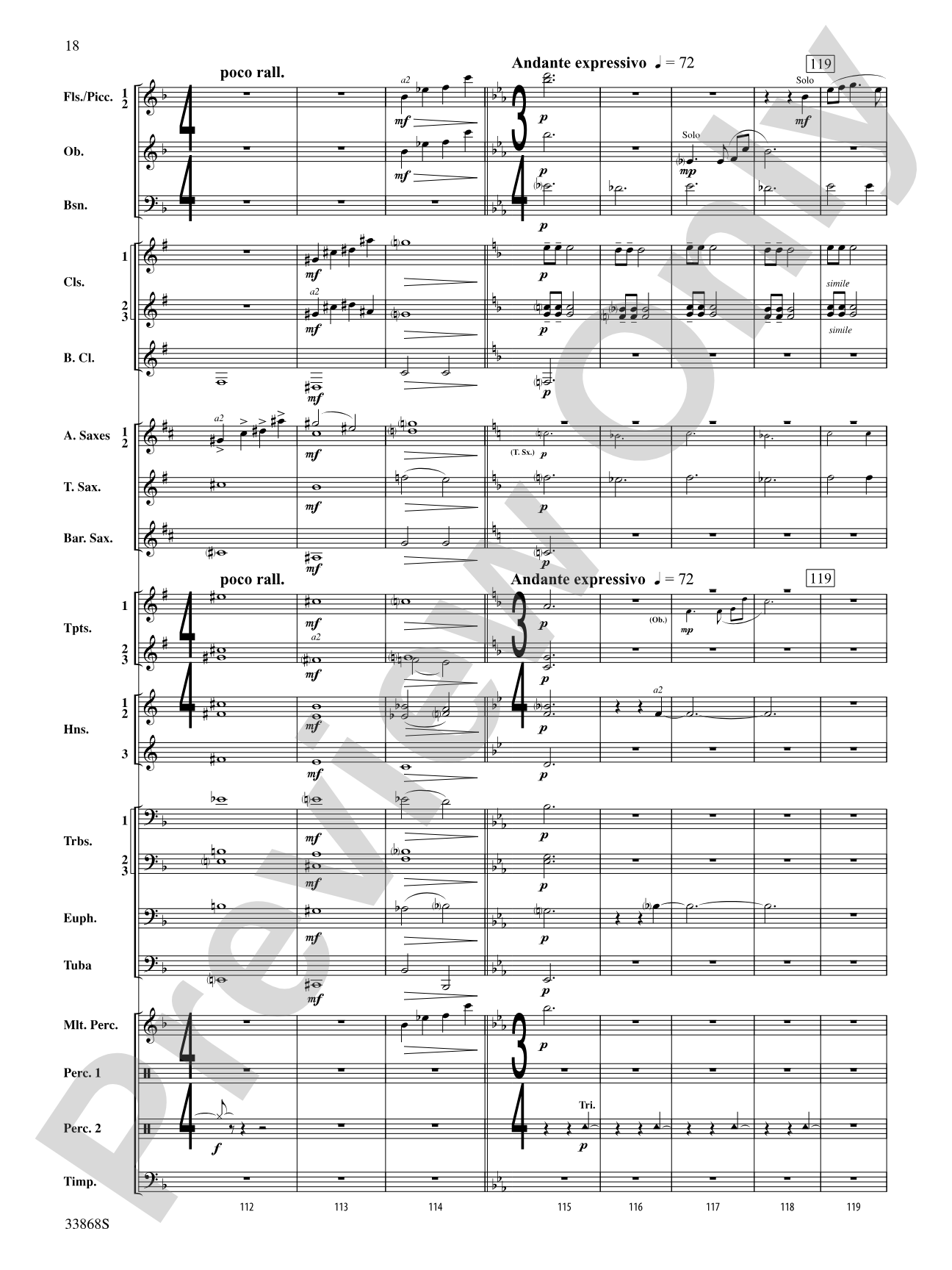 Memor Vita!: Concert Band Conductor Score & Parts