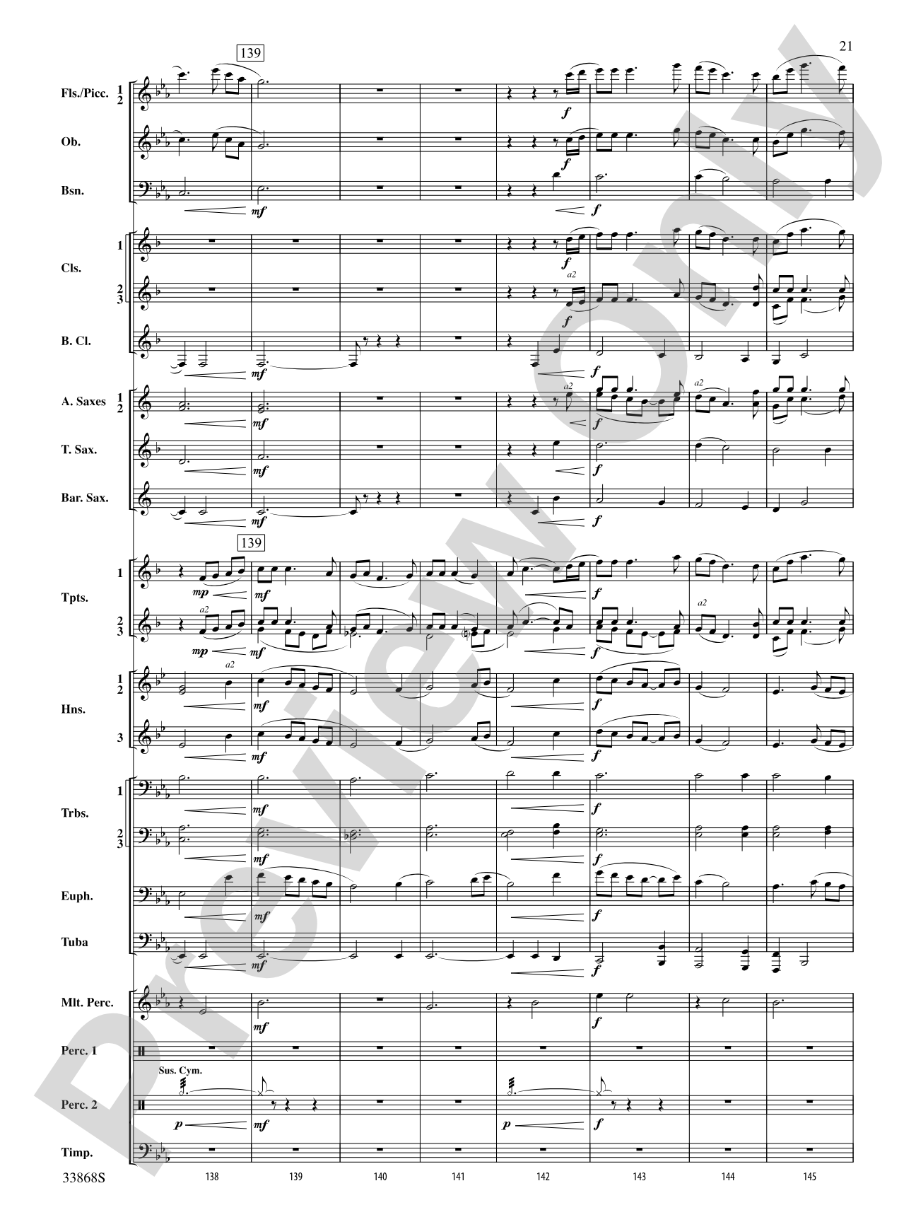 Memor Vita!: Concert Band Conductor Score & Parts