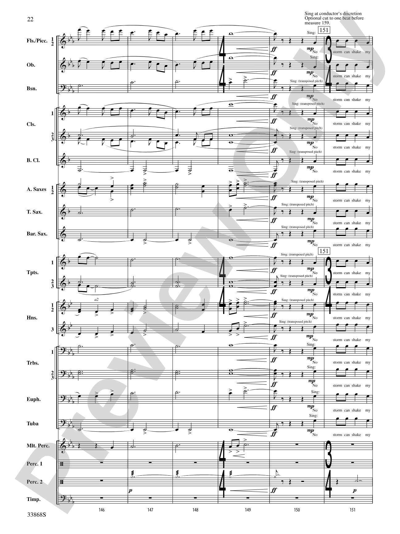 Memor Vita!: Concert Band Conductor Score & Parts