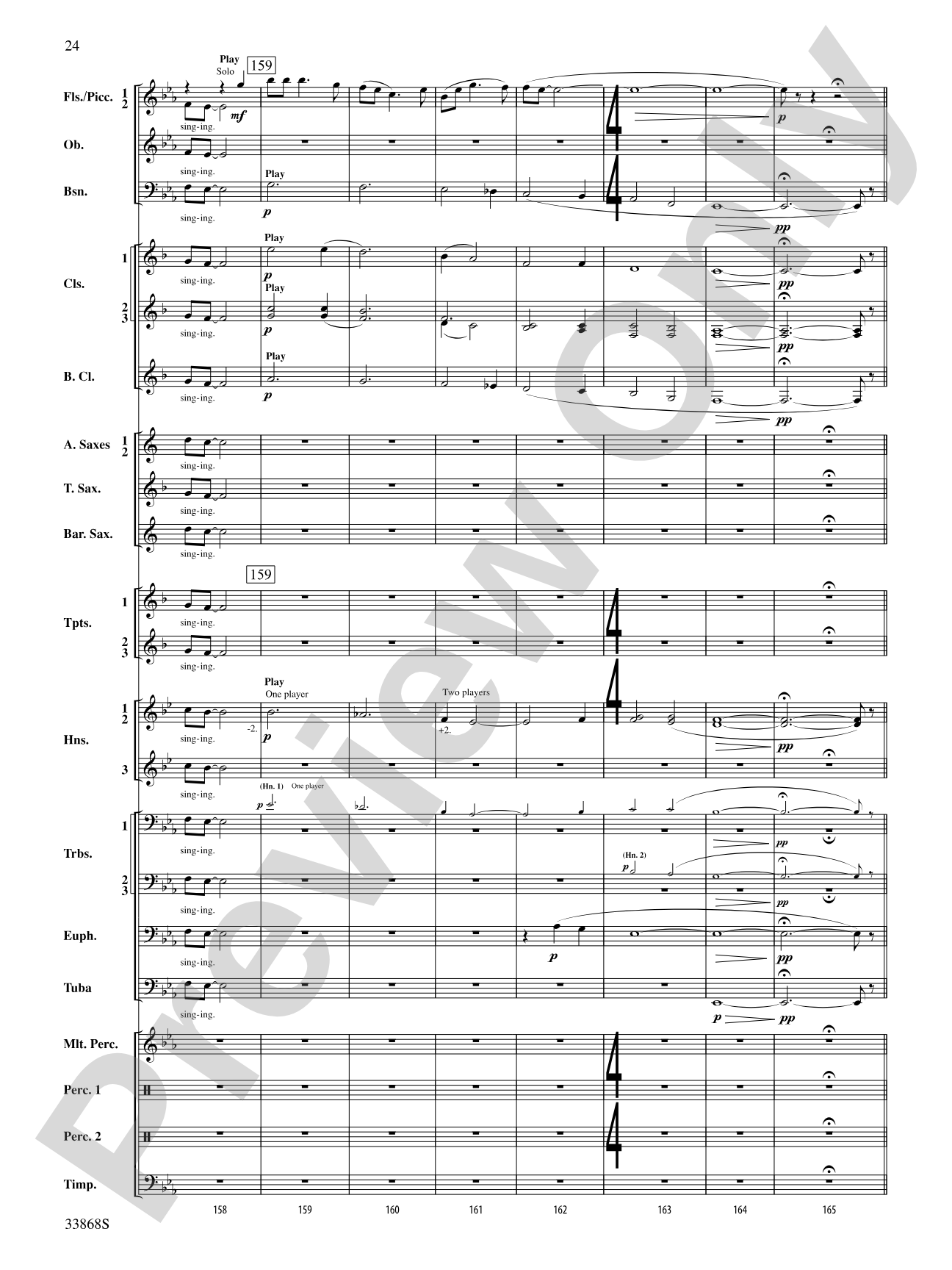 Memor Vita!: Concert Band Conductor Score & Parts