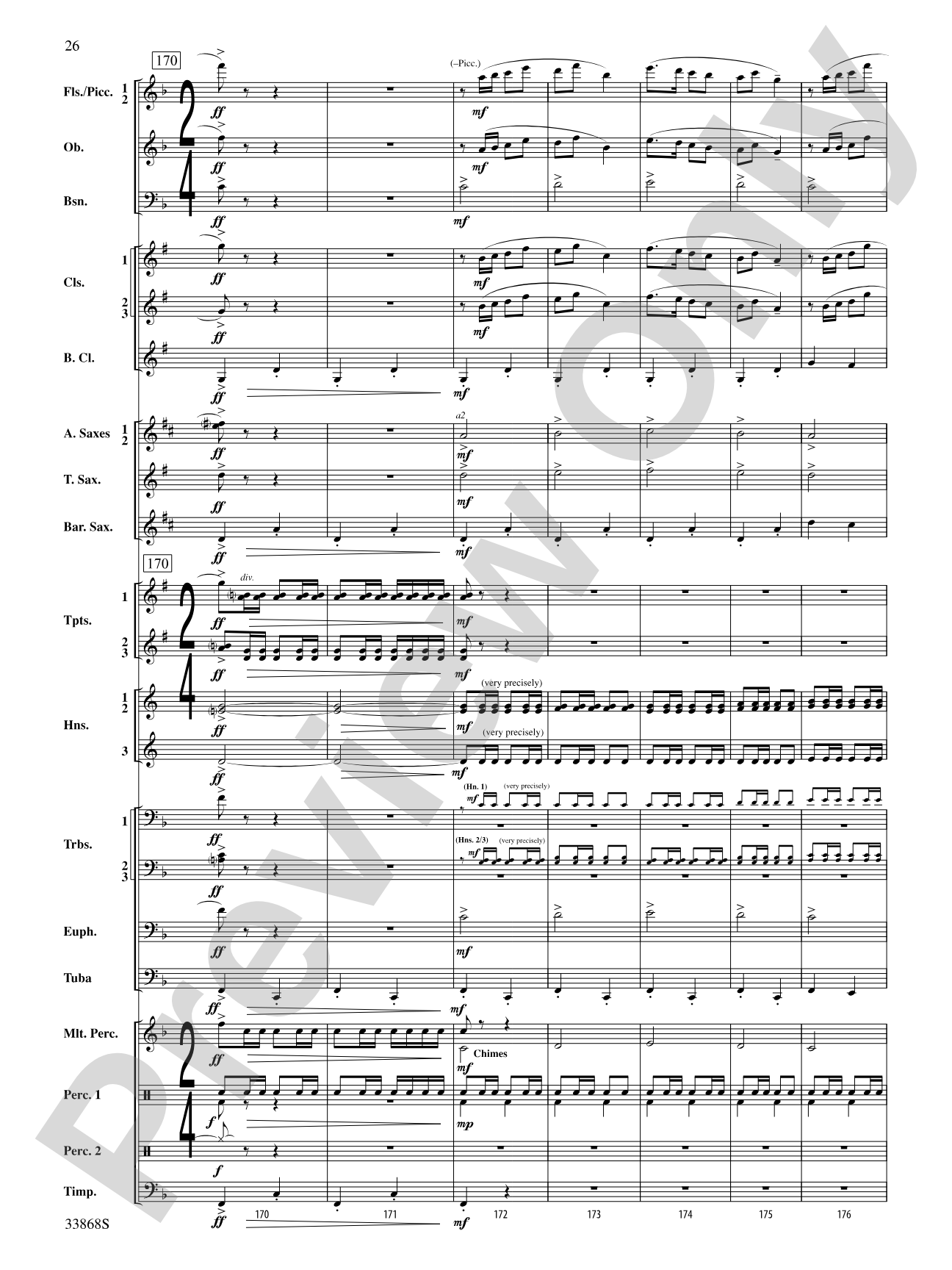 Memor Vita!: Concert Band Conductor Score & Parts