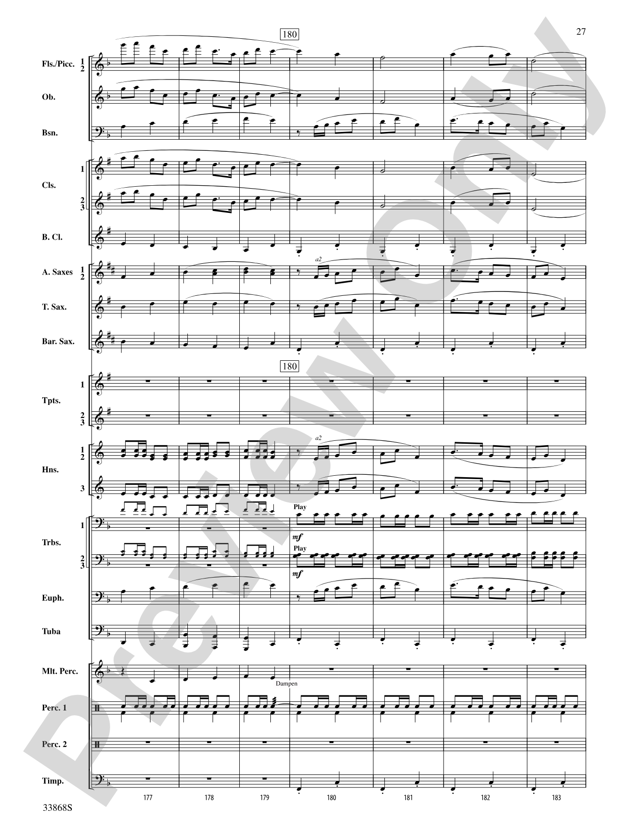 Memor Vita!: Concert Band Conductor Score & Parts