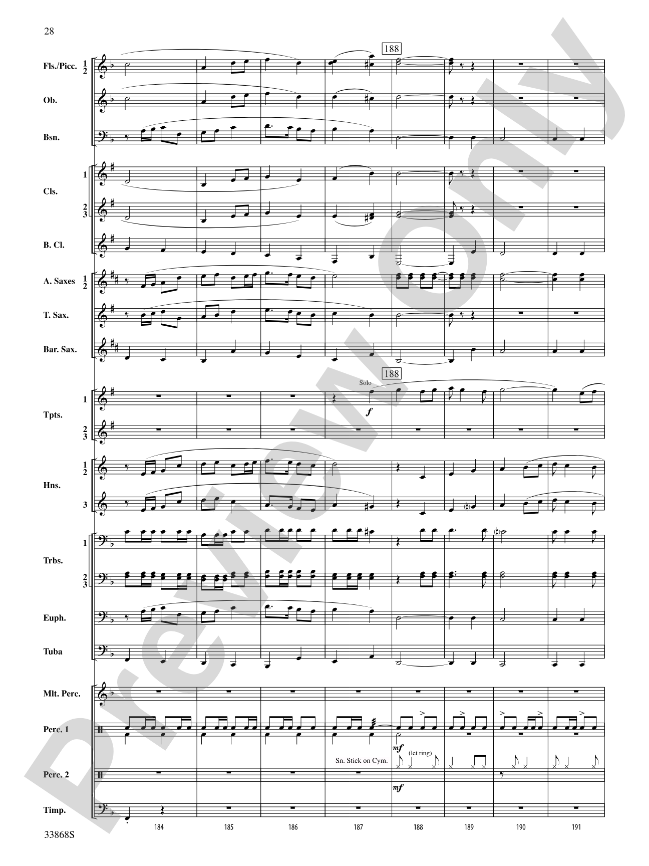 Memor Vita!: Concert Band Conductor Score & Parts