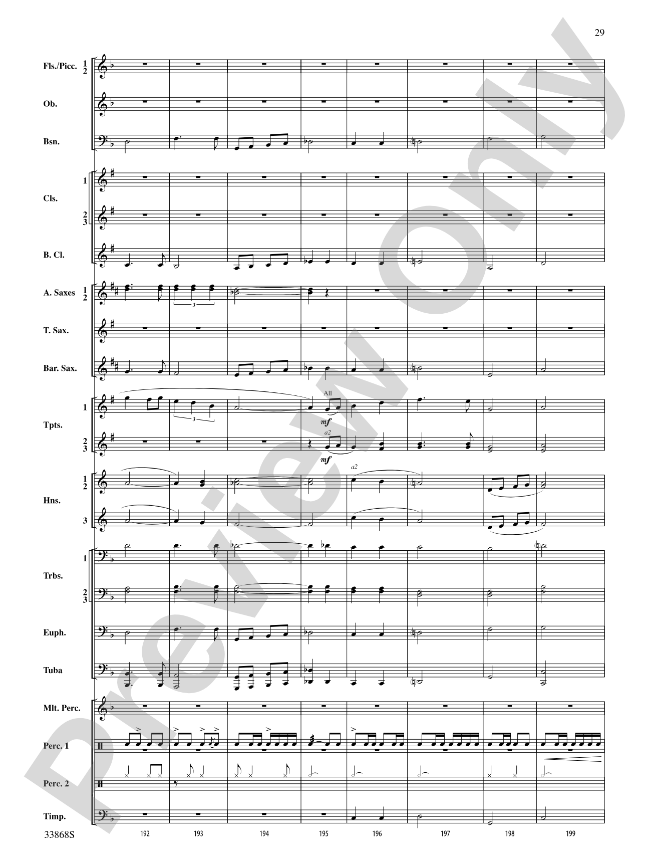 Memor Vita!: Concert Band Conductor Score & Parts