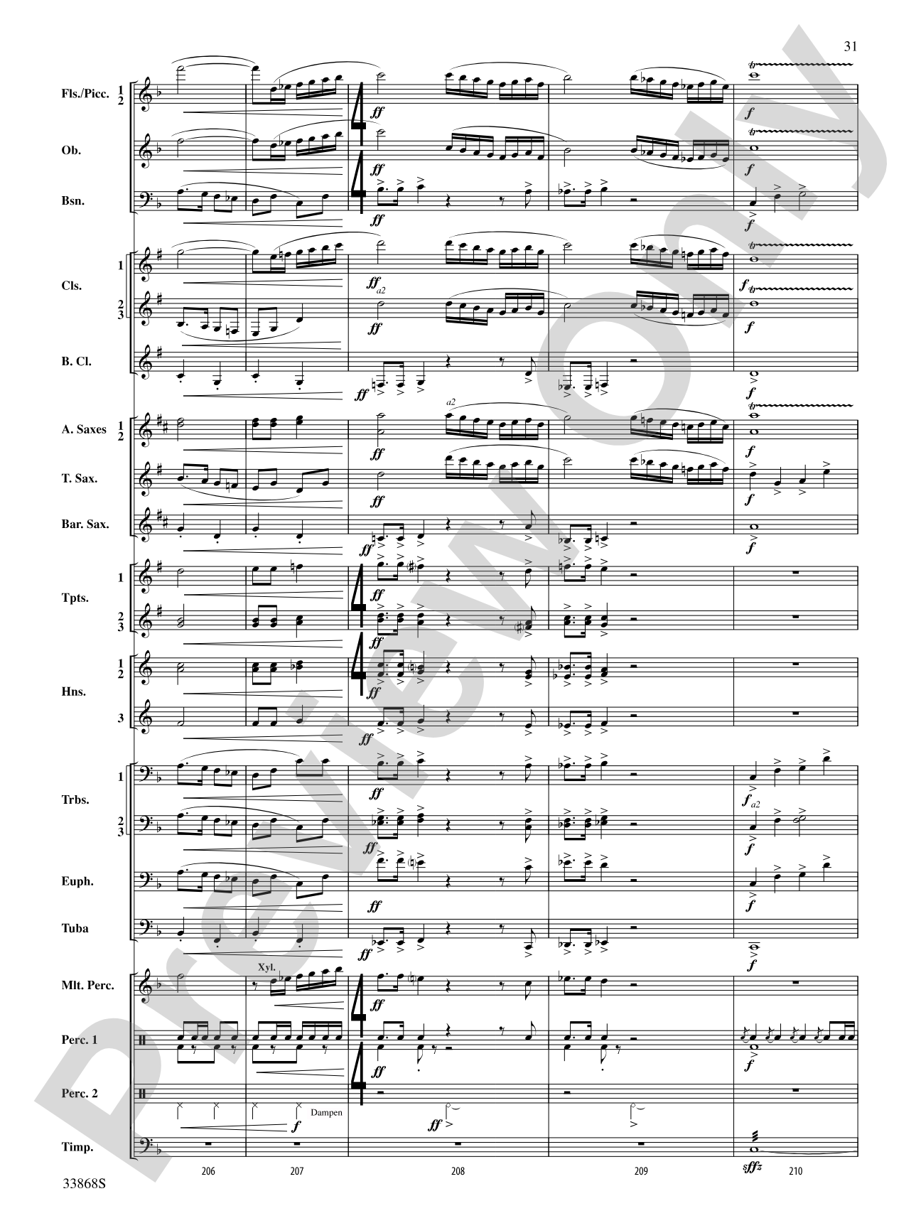 Memor Vita!: Concert Band Conductor Score & Parts