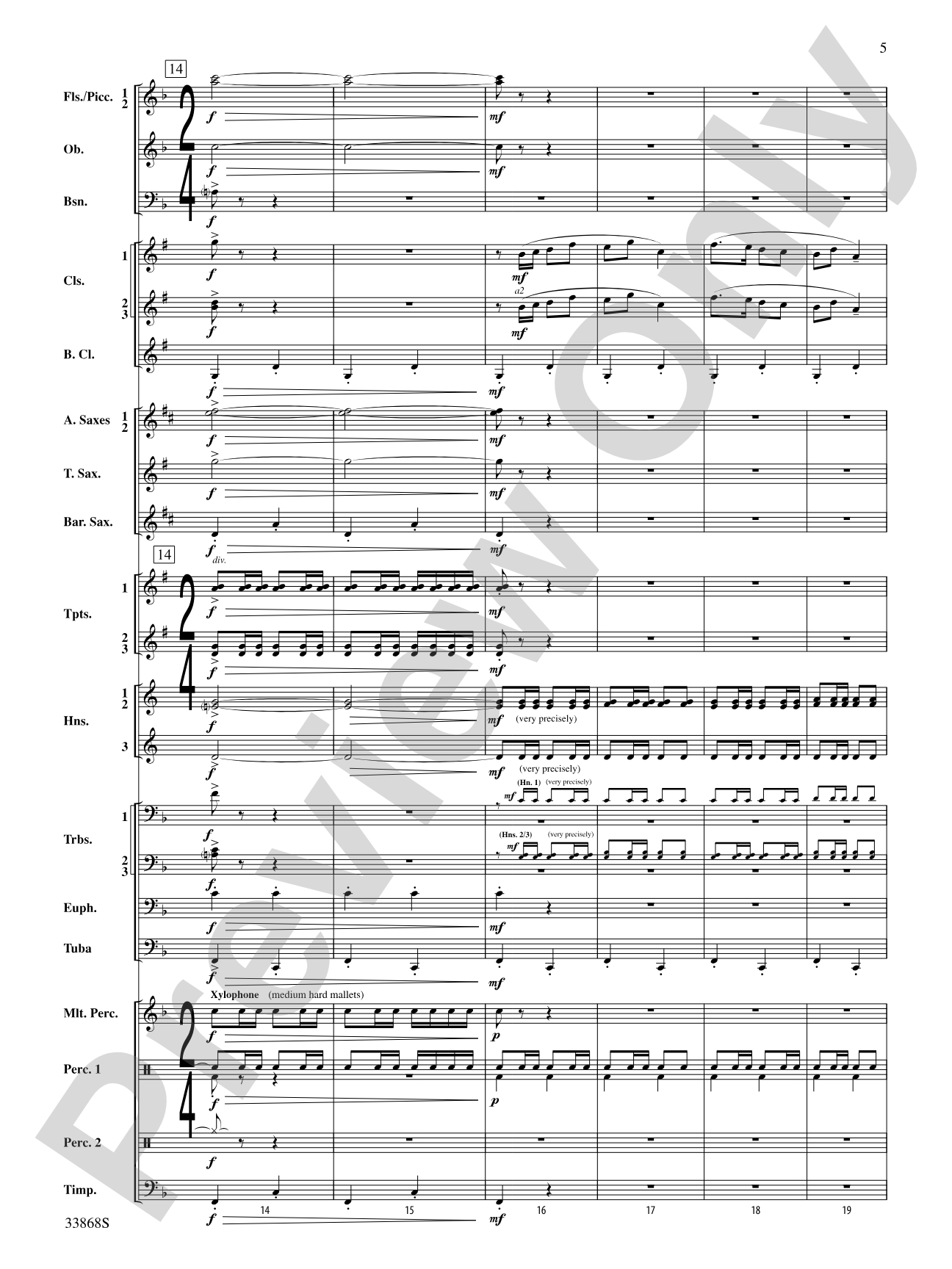 Memor Vita!: Concert Band Conductor Score & Parts
