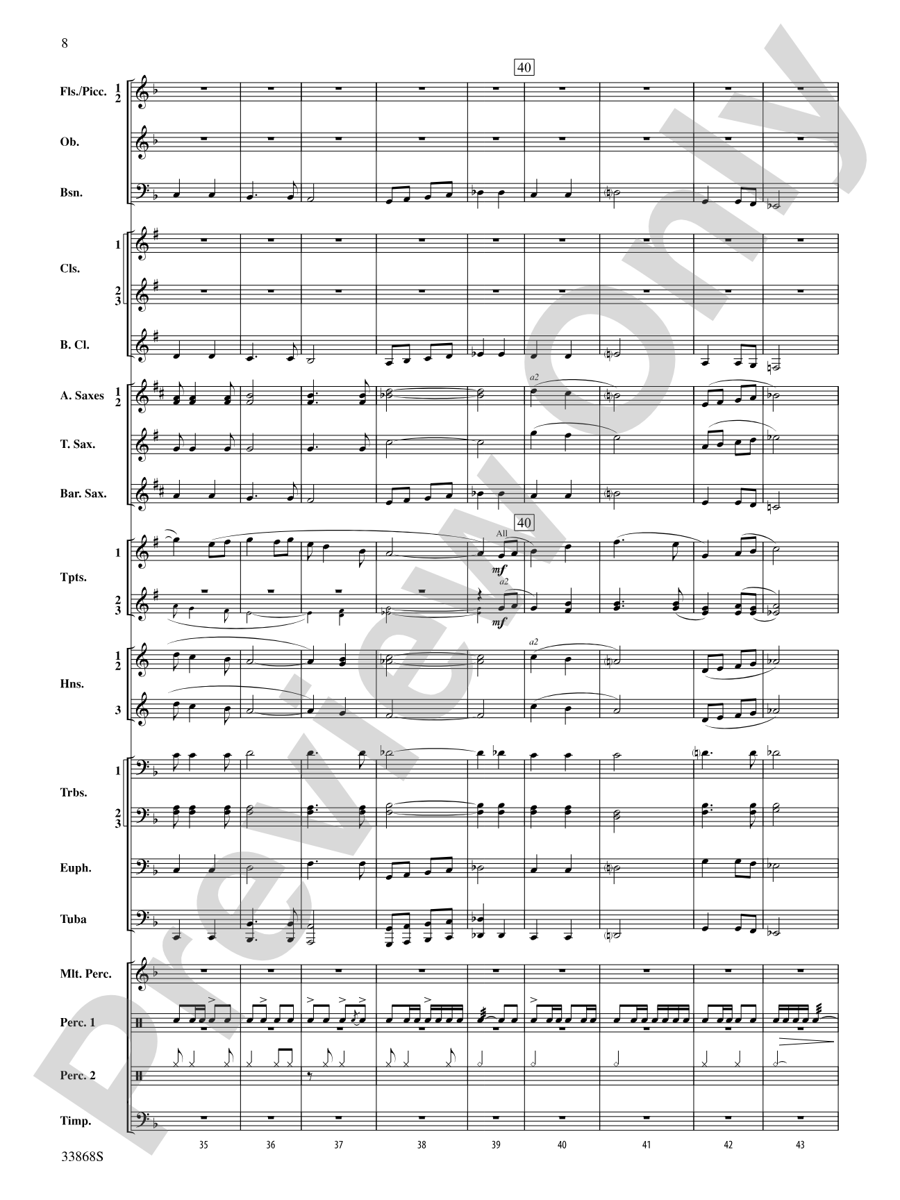 Memor Vita!: Concert Band Conductor Score & Parts