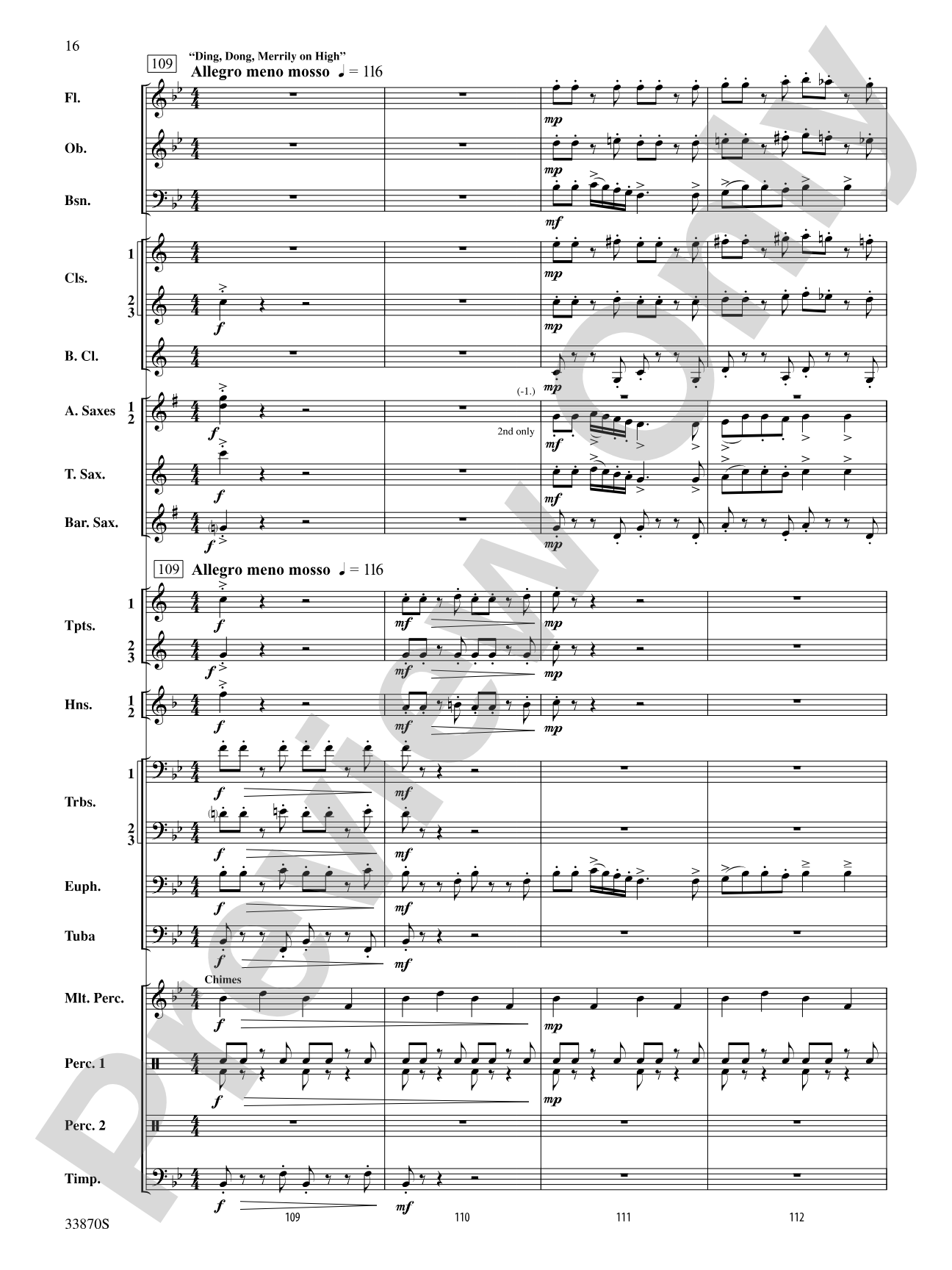 Carols of the Season: Concert Band Conductor Score & Parts