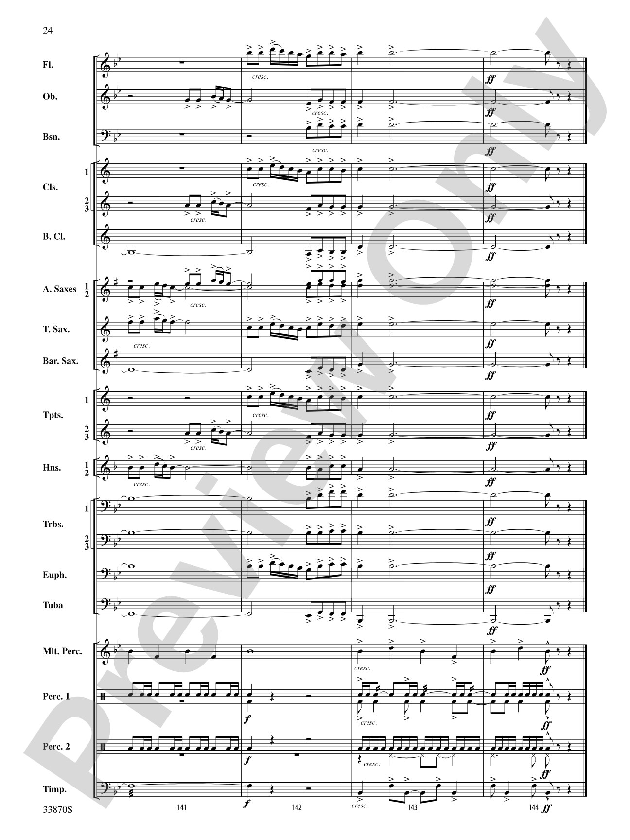 Carols of the Season: Concert Band Conductor Score & Parts