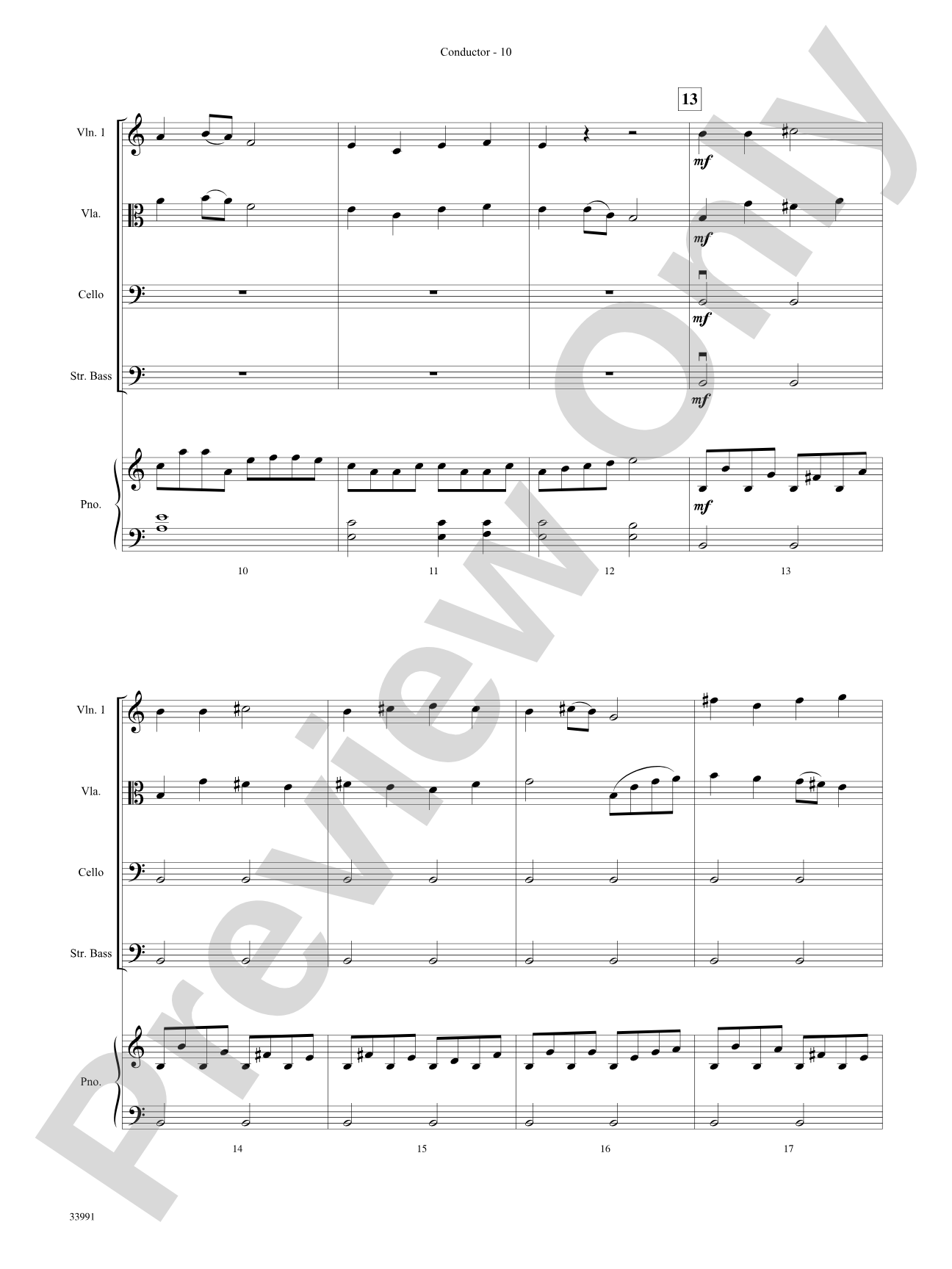 Around the World in One Concert: String Orchestra Conductor Score & Parts