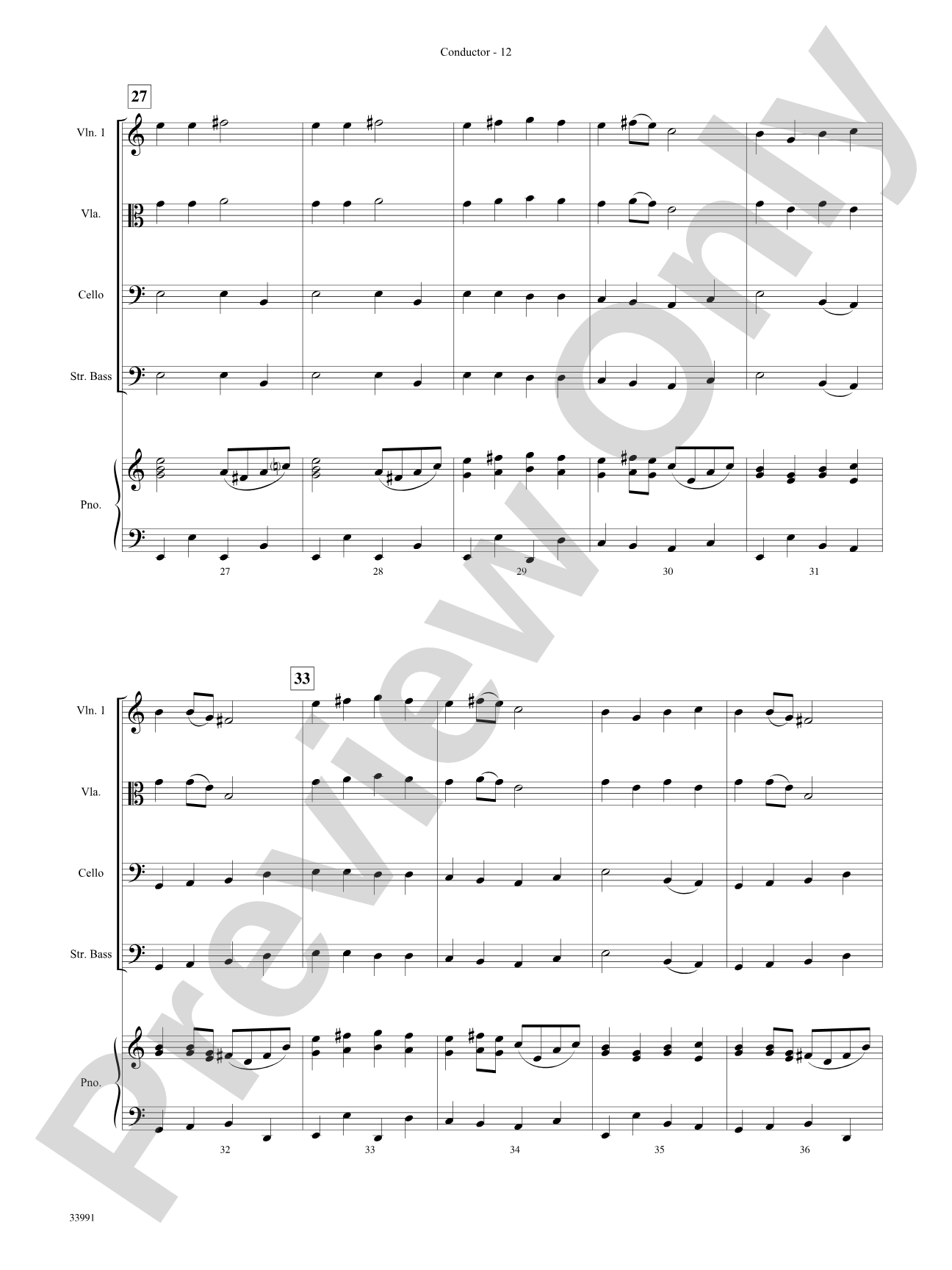Around the World in One Concert: String Orchestra Conductor Score & Parts