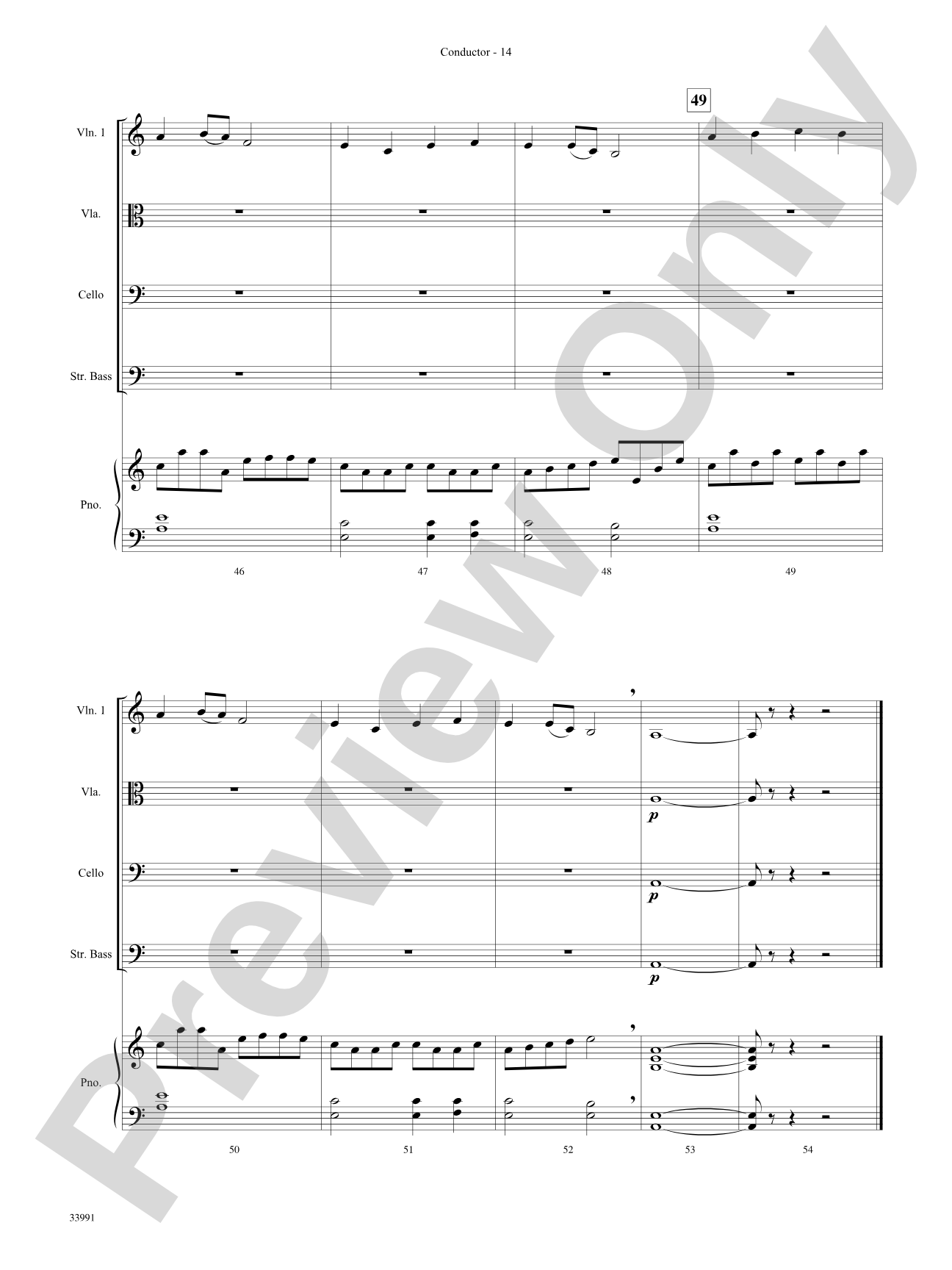 Around the World in One Concert: String Orchestra Conductor Score & Parts