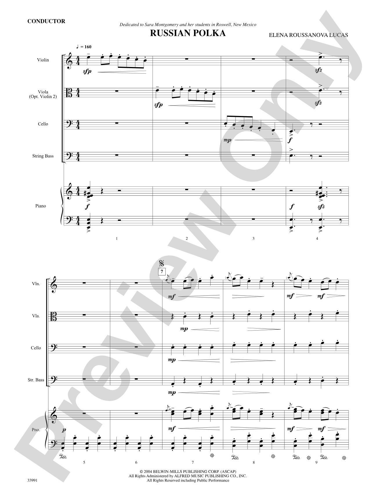 Around the World in One Concert: String Orchestra Conductor Score & Parts