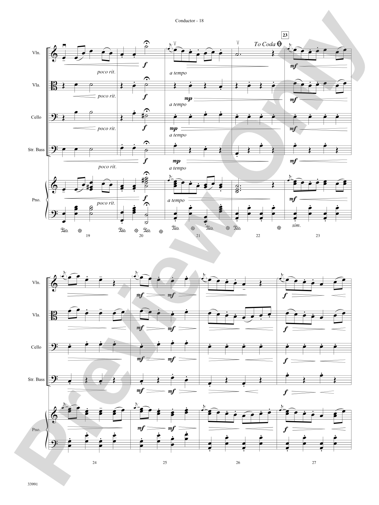 Around the World in One Concert: String Orchestra Conductor Score & Parts