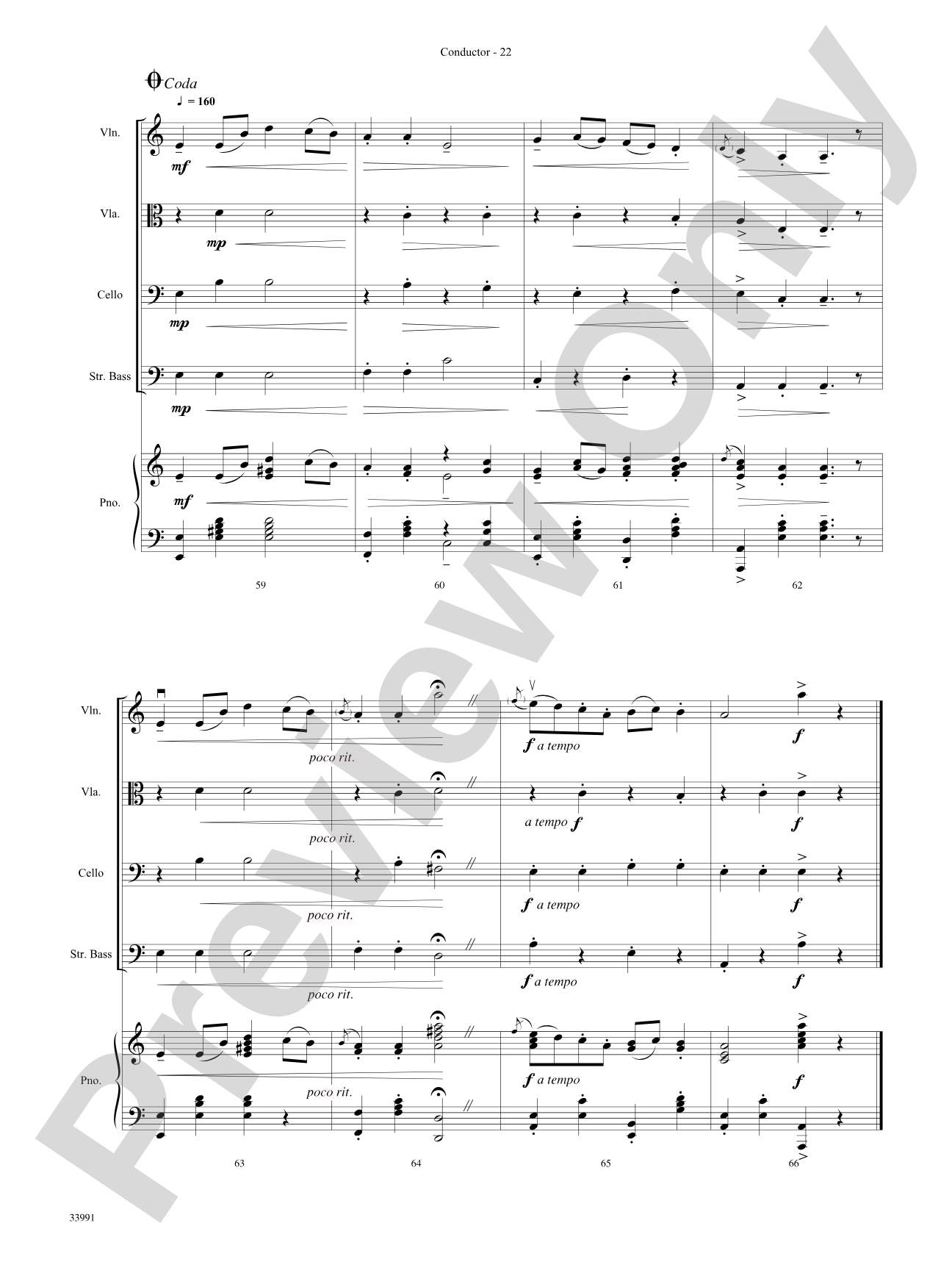 Around the World in One Concert: String Orchestra Conductor Score & Parts