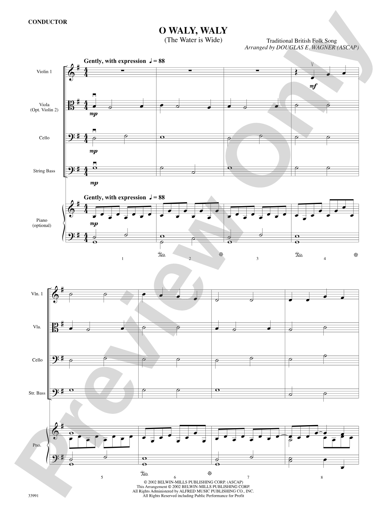 Around the World in One Concert: String Orchestra Conductor Score & Parts