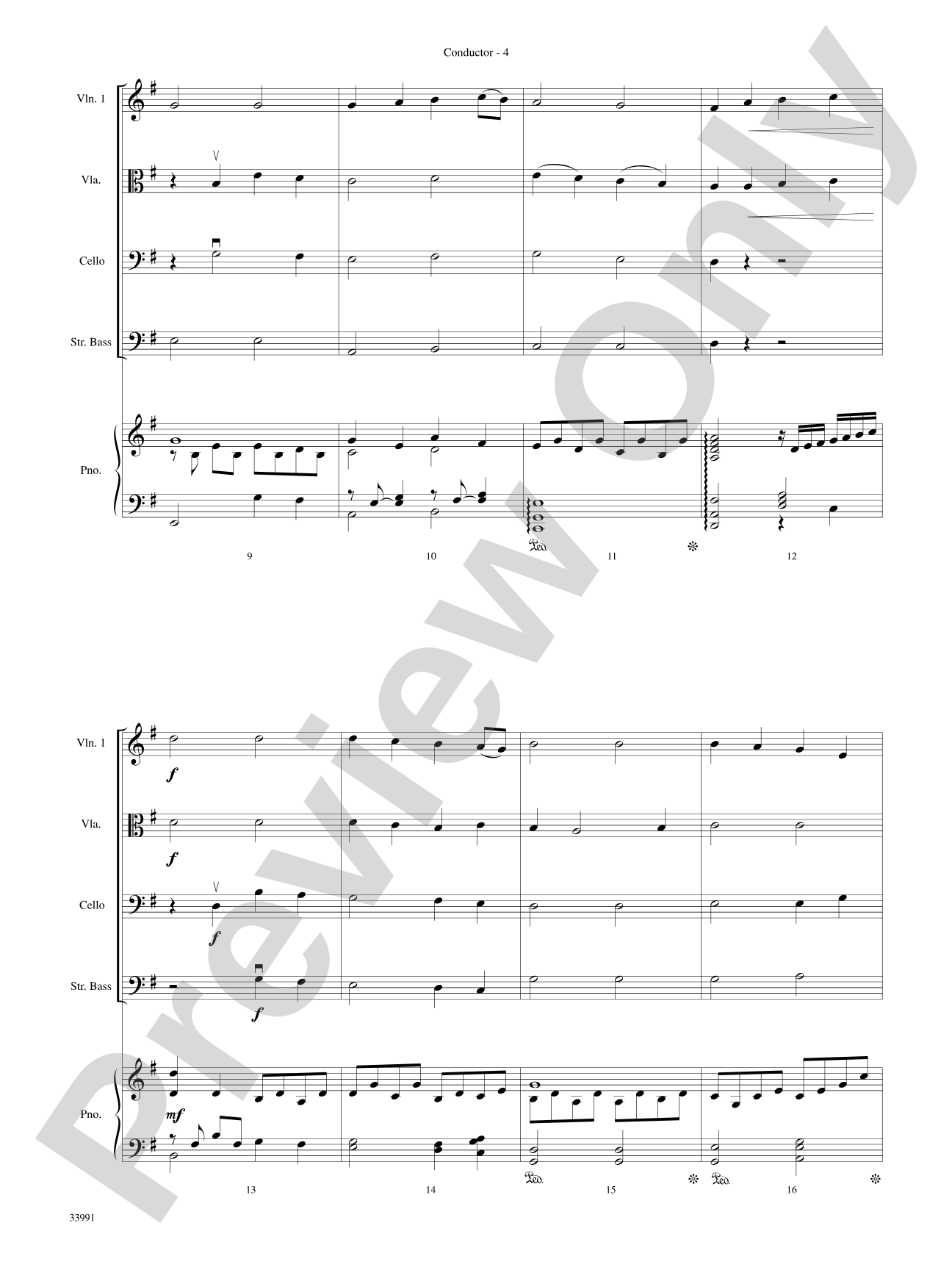 Around the World in One Concert: String Orchestra Conductor Score & Parts