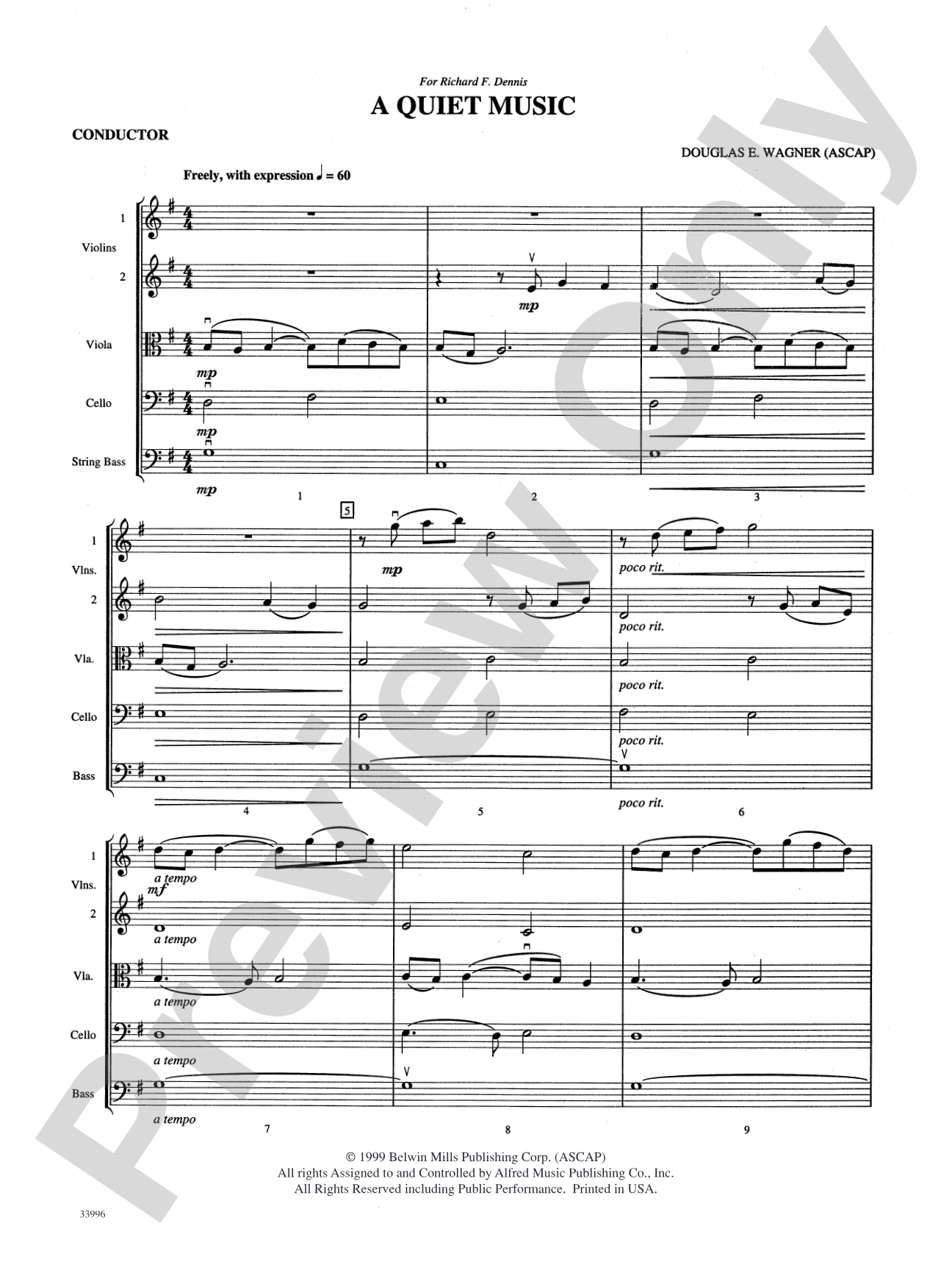 Classics for Contest: String Orchestra Conductor Score & Parts