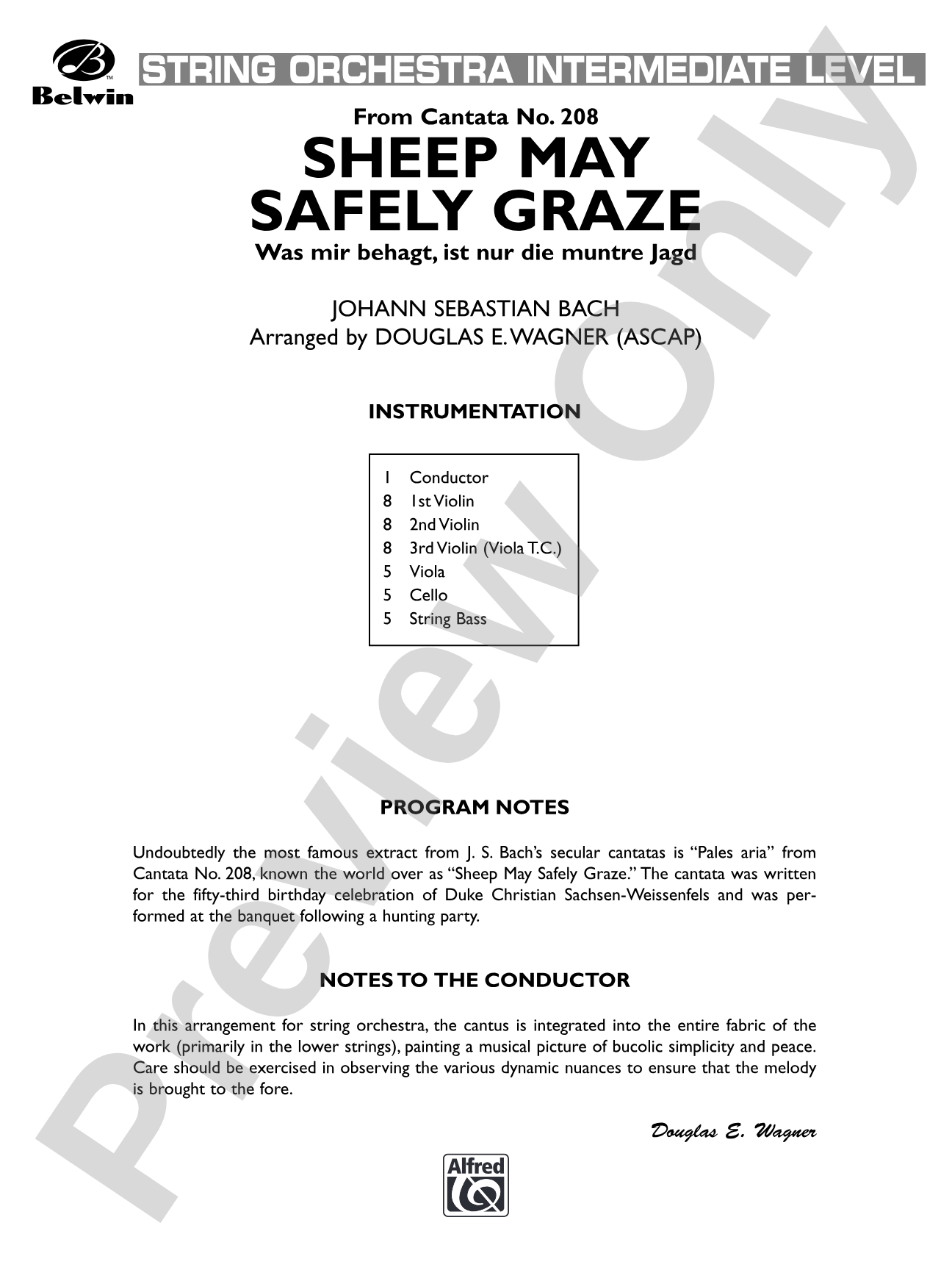 Classics for Contest: String Orchestra Conductor Score & Parts