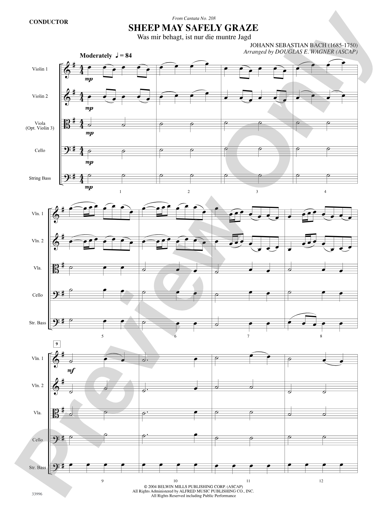 Classics for Contest: String Orchestra Conductor Score & Parts