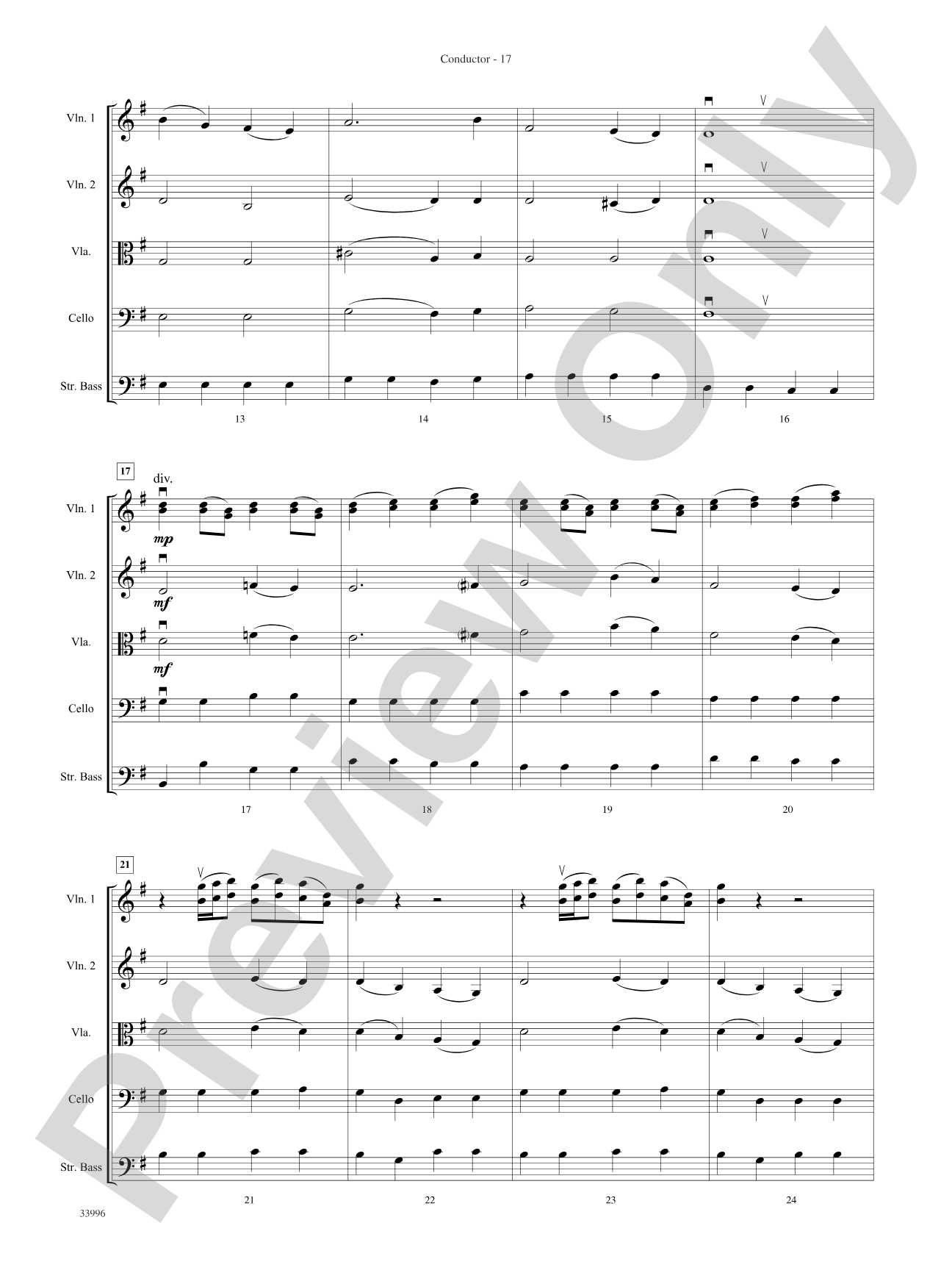 Classics for Contest: String Orchestra Conductor Score & Parts