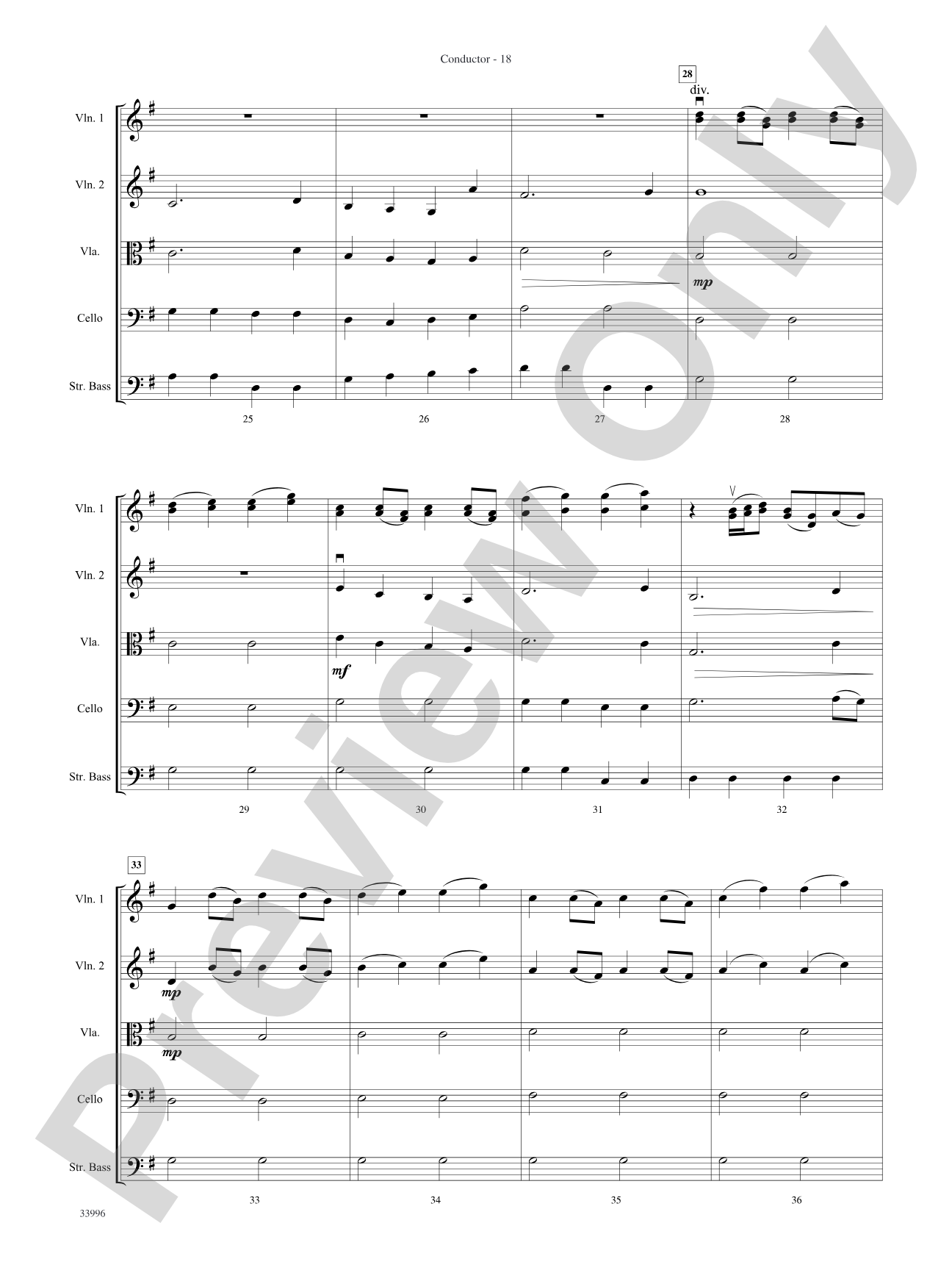 Classics for Contest: String Orchestra Conductor Score & Parts