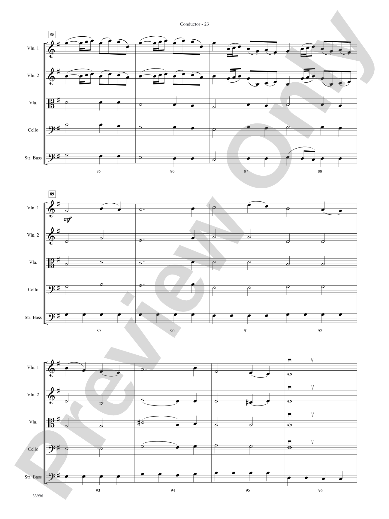 Classics for Contest: String Orchestra Conductor Score & Parts